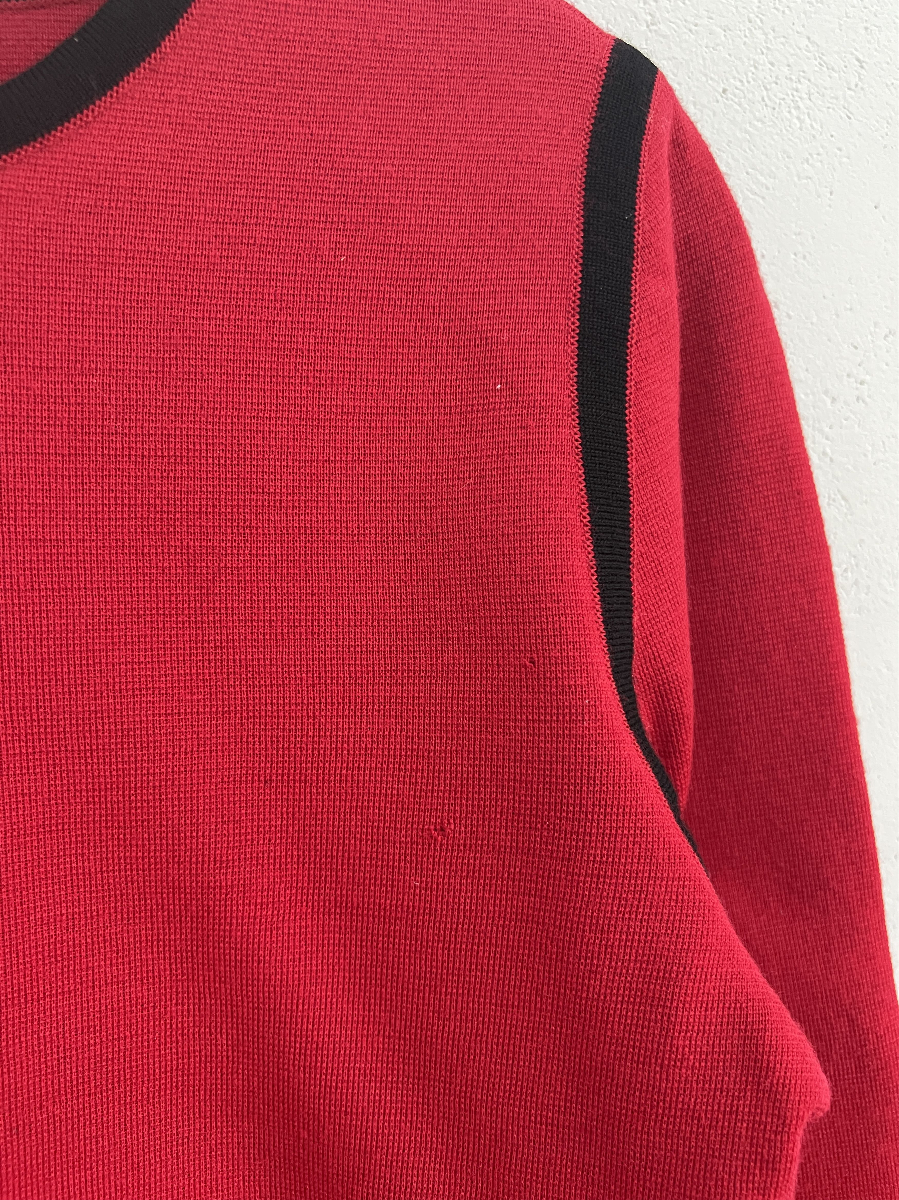 Vintage Vintage ysl women sweater red Size M / US 6-8 / IT 42-44 - 7 Thumbnail