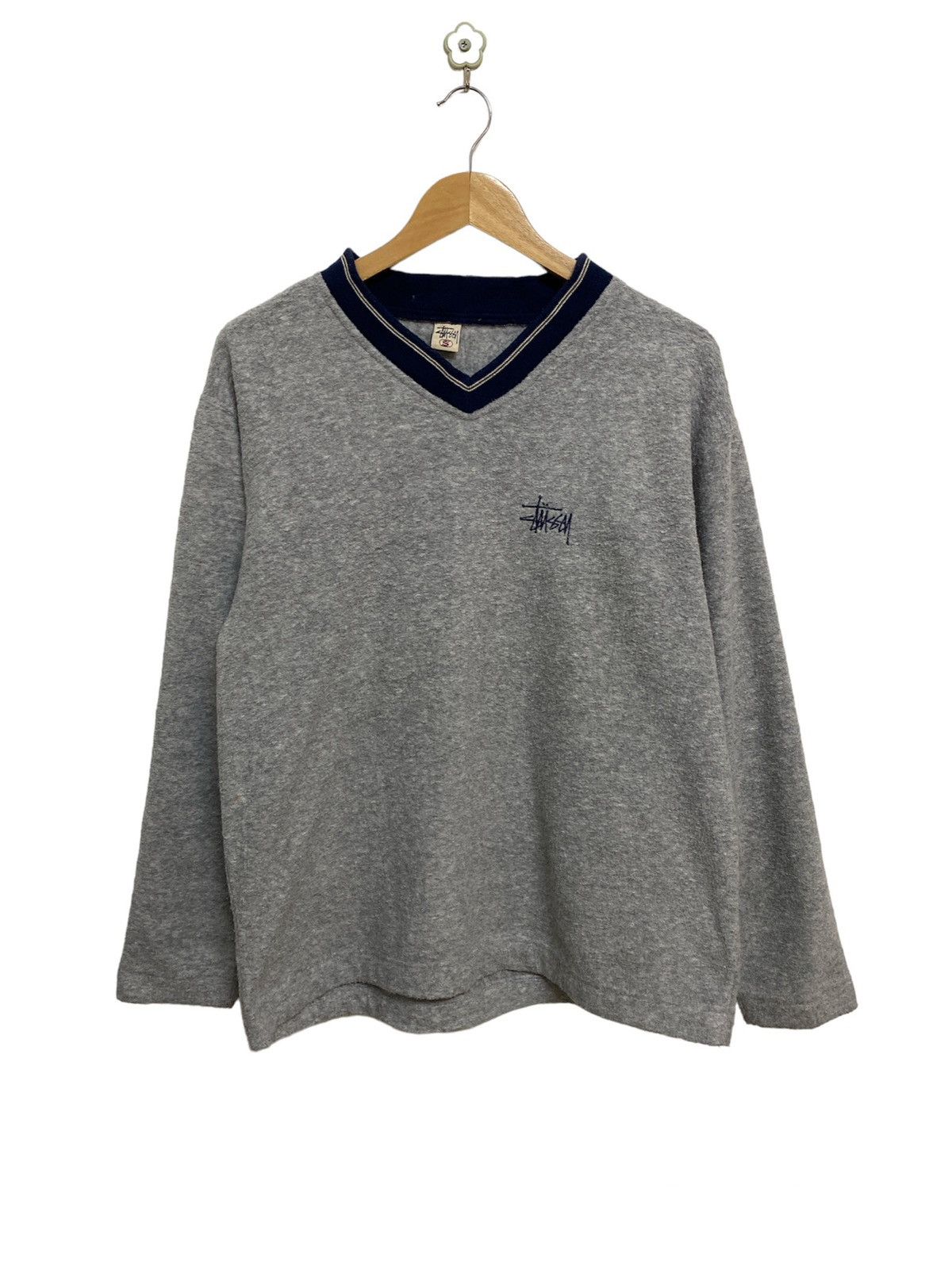 Stussy × Vintage Vintage Stussy Made in OZ Sweatshirt Size US S / EU 44-46 / 1 - 1 Thumbnail