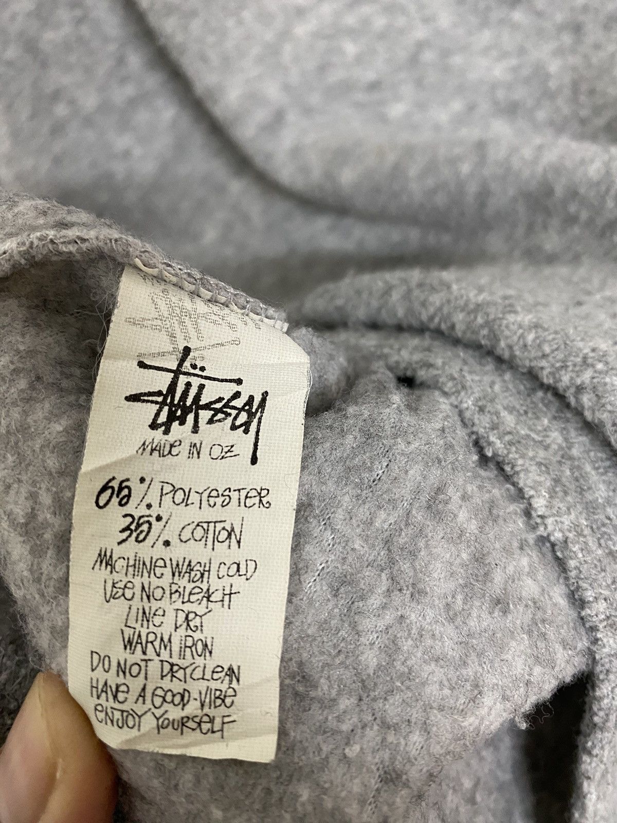 Stussy × Vintage Vintage Stussy Made in OZ Sweatshirt Size US S / EU 44-46 / 1 - 7 Thumbnail