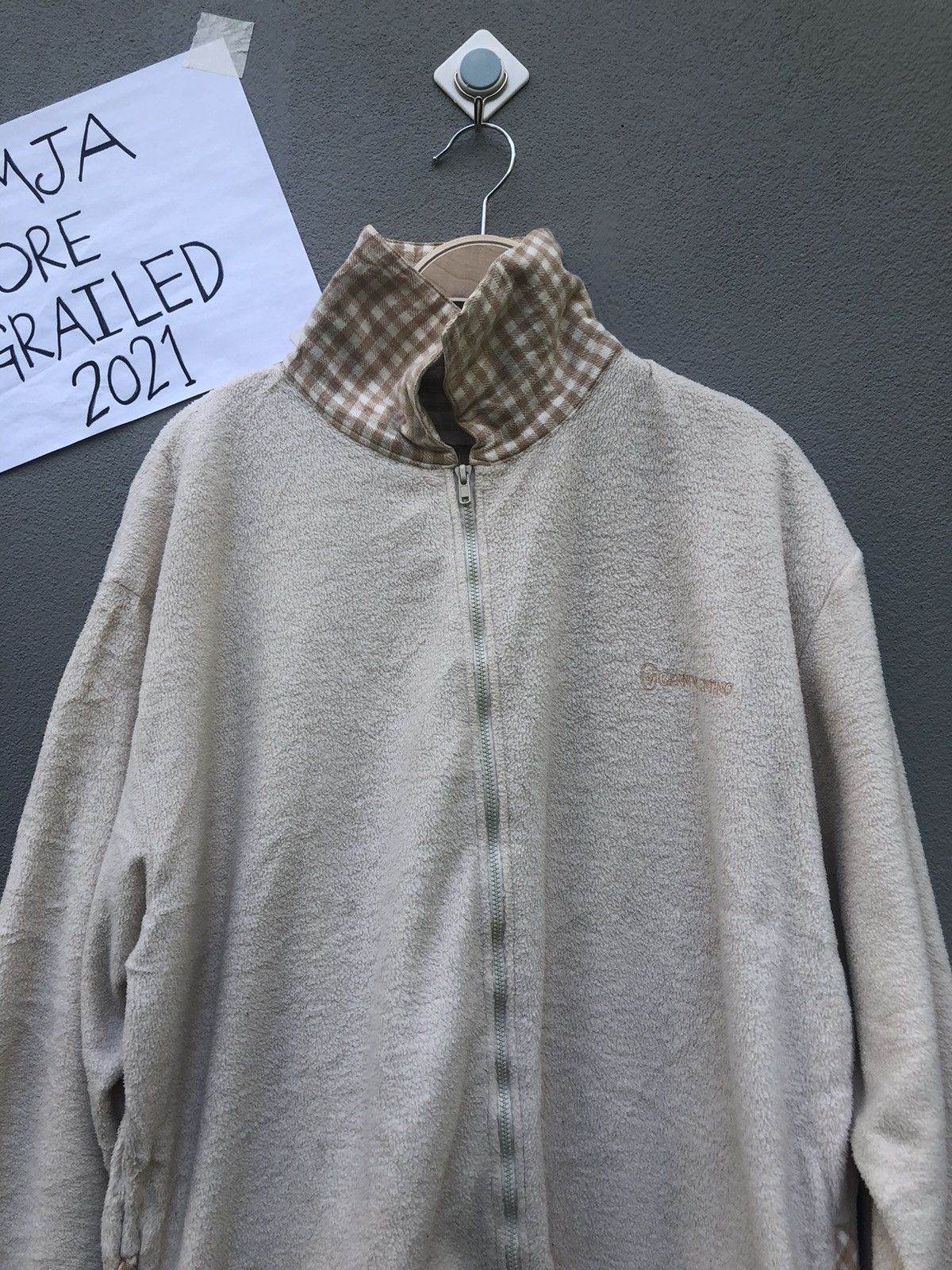 Gianni Valentino Vintage Gianni Valentino Zipper Ups Fleece Jacket Size US L / EU 52-54 / 3 - 4 Thumbnail