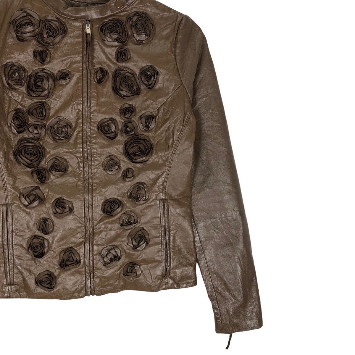 Rick Owens 📣Olmar And Mirta Goat Leather Roses Jacket Size S / US 4 / IT 40 - 5 Thumbnail