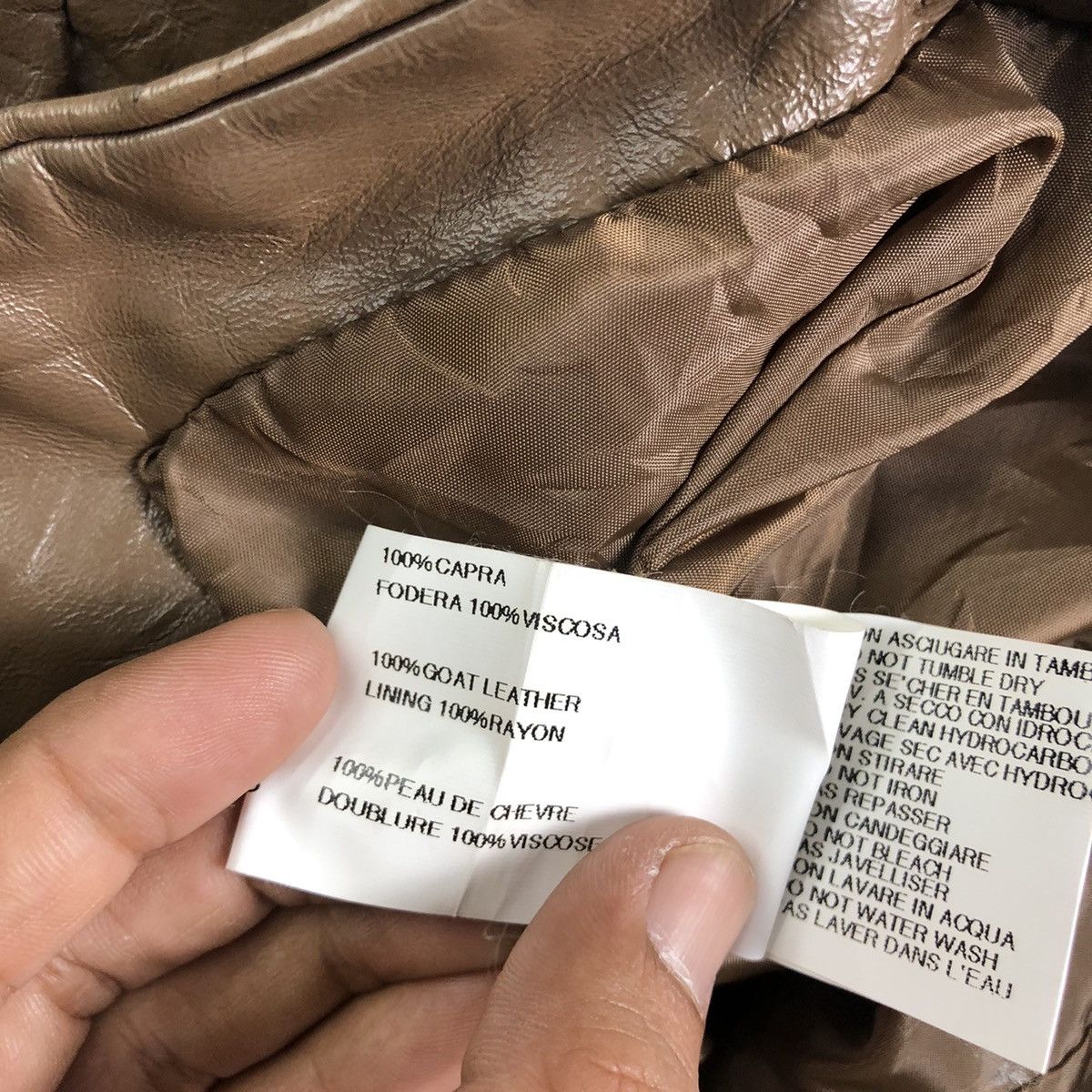 Rick Owens 📣Olmar And Mirta Goat Leather Roses Jacket Size S / US 4 / IT 40 - 9 Thumbnail