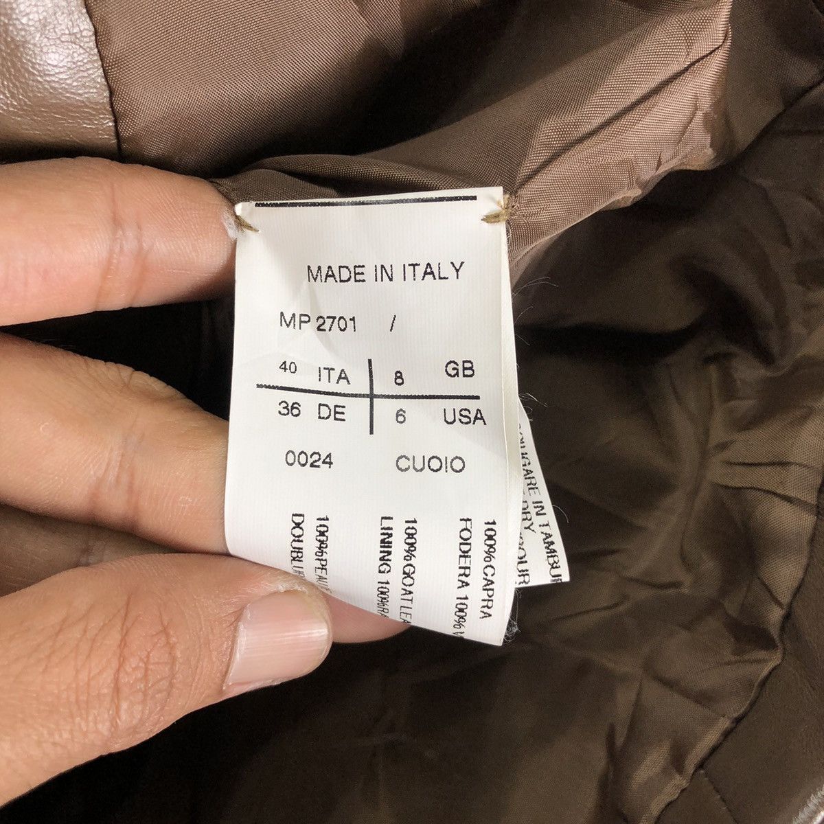Rick Owens 📣Olmar And Mirta Goat Leather Roses Jacket Size S / US 4 / IT 40 - 8 Thumbnail