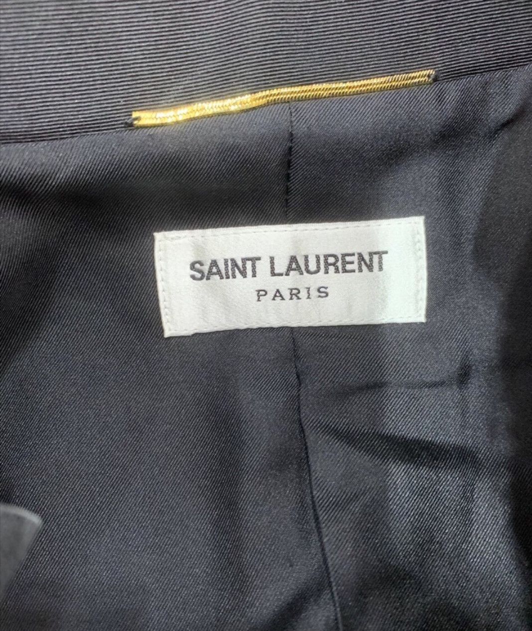Saint Laurent Paris saint laurent Gold button round neck long sleeve suit Size US XS / EU 42 / 0 - 3 Thumbnail