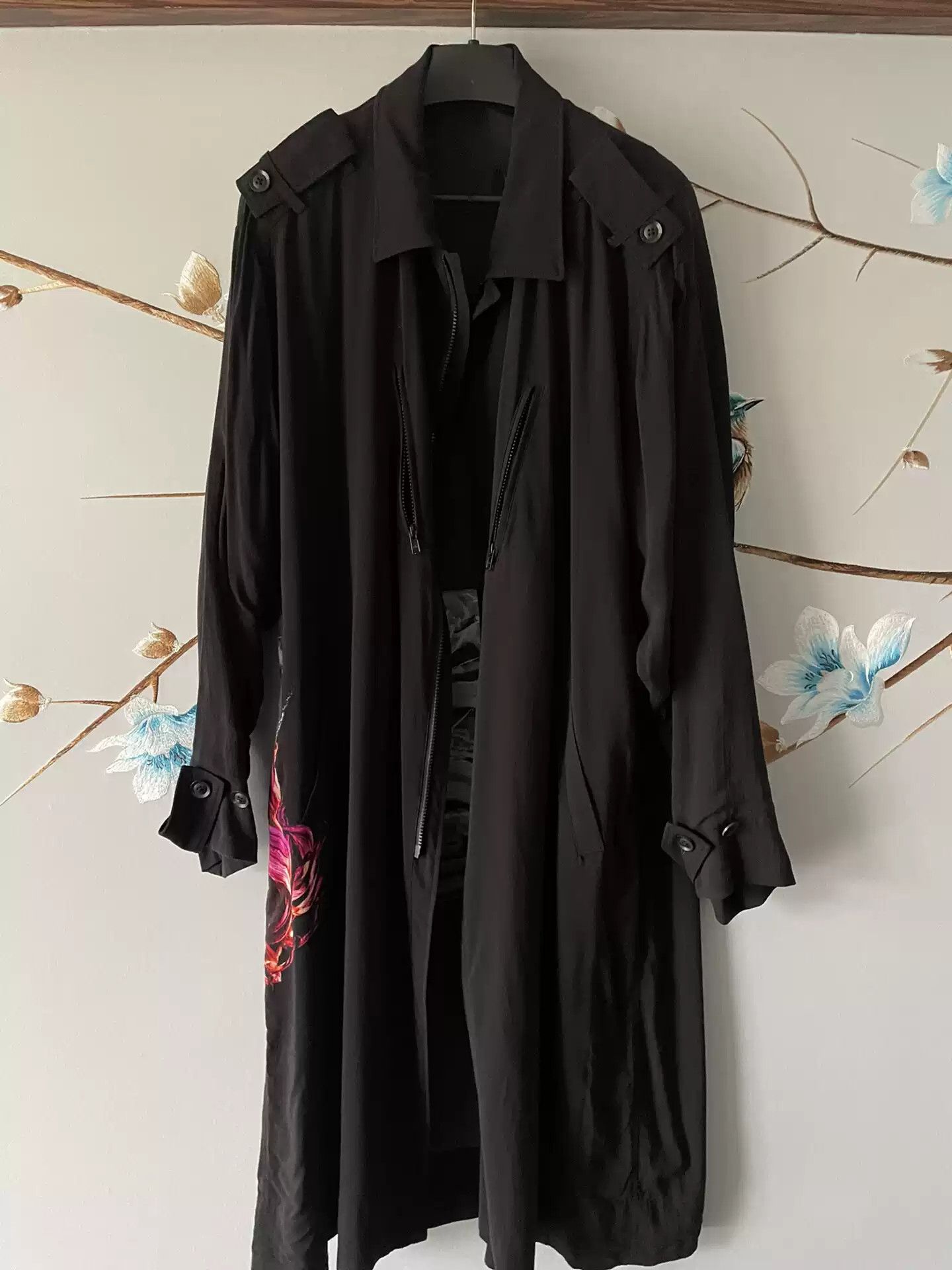 Yohji Yamamoto 19ss Flower Printed Coat