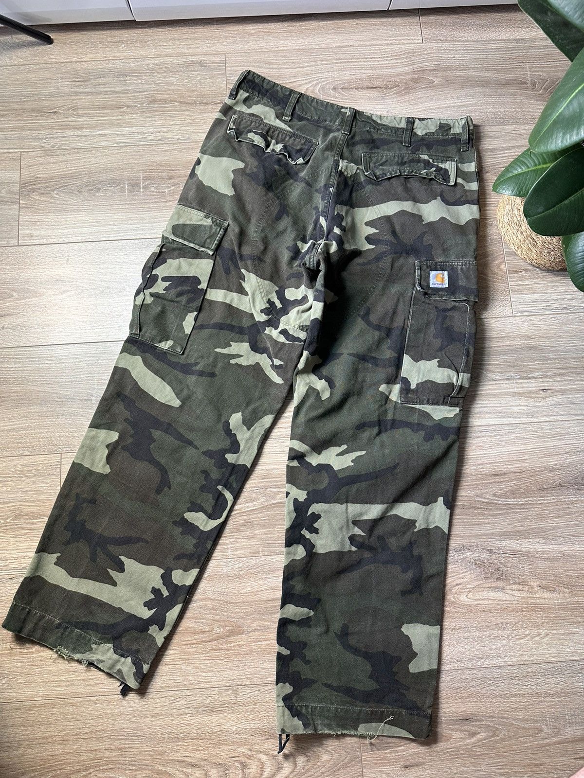 Carhartt Vintage Camo Cargo Pants Double Knee