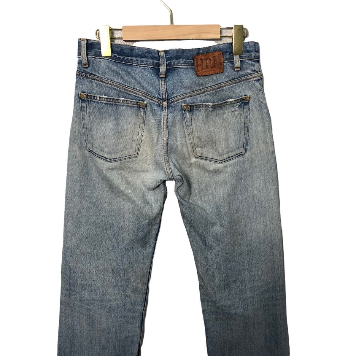 Japanese Brand Vintage HRM Jeans Lightwash Denim Pants W30 Made in Japan Size US 30 / EU 46 - 6 Thumbnail