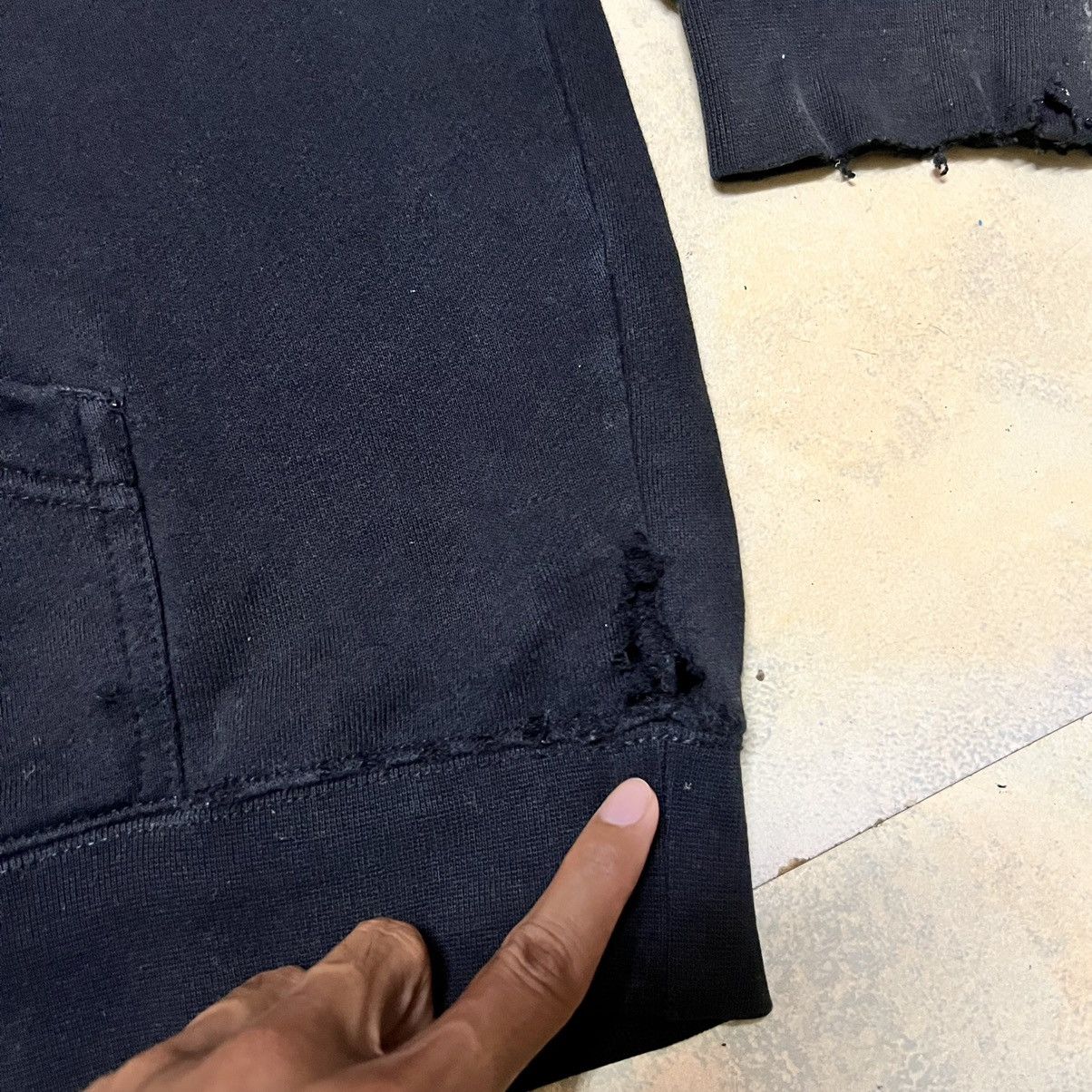 Fucking Awesome Fucking Awesome Inverted Distressed Hoodie Size US L / EU 52-54 / 3 - 8 Thumbnail
