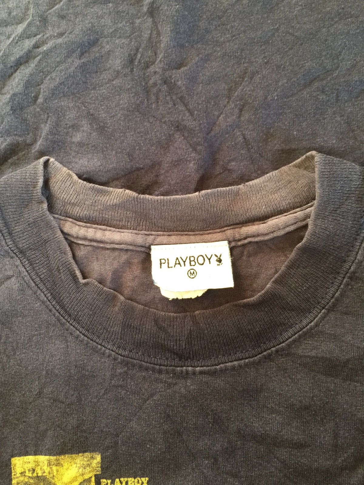 Vintage Vintage Playboy Tee Distressed Faded Navy Blue Size US M / EU 48-50 / 2 - 4 Thumbnail