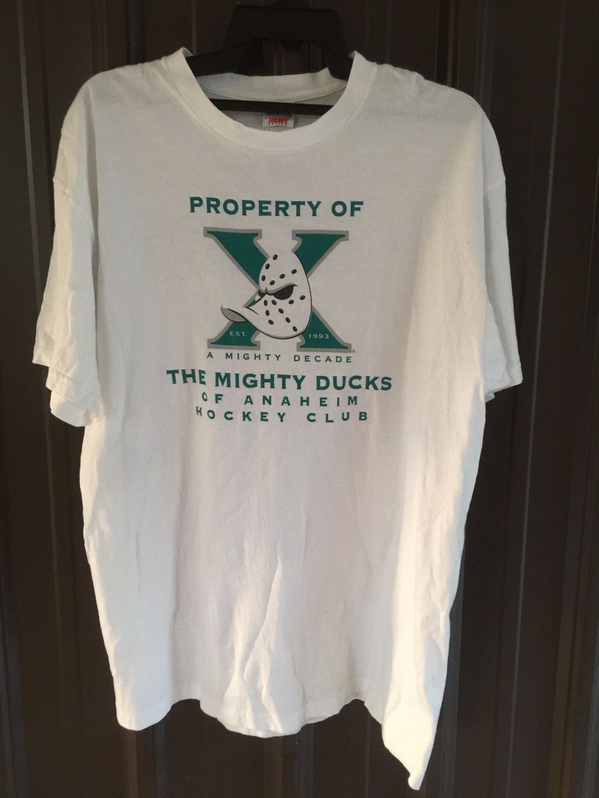 NHL × Vintage Vintage Mighty Ducks Tee Size US M / EU 48-50 / 2 - 1 Thumbnail