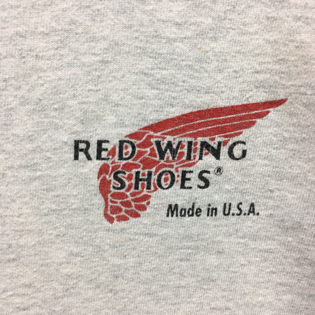 Japanese Brand × Red Wing × Vintage Vintage Red Wing Shoes Small Logo T-Shirt Size US S / EU 44-46 / 1 - 4 Thumbnail