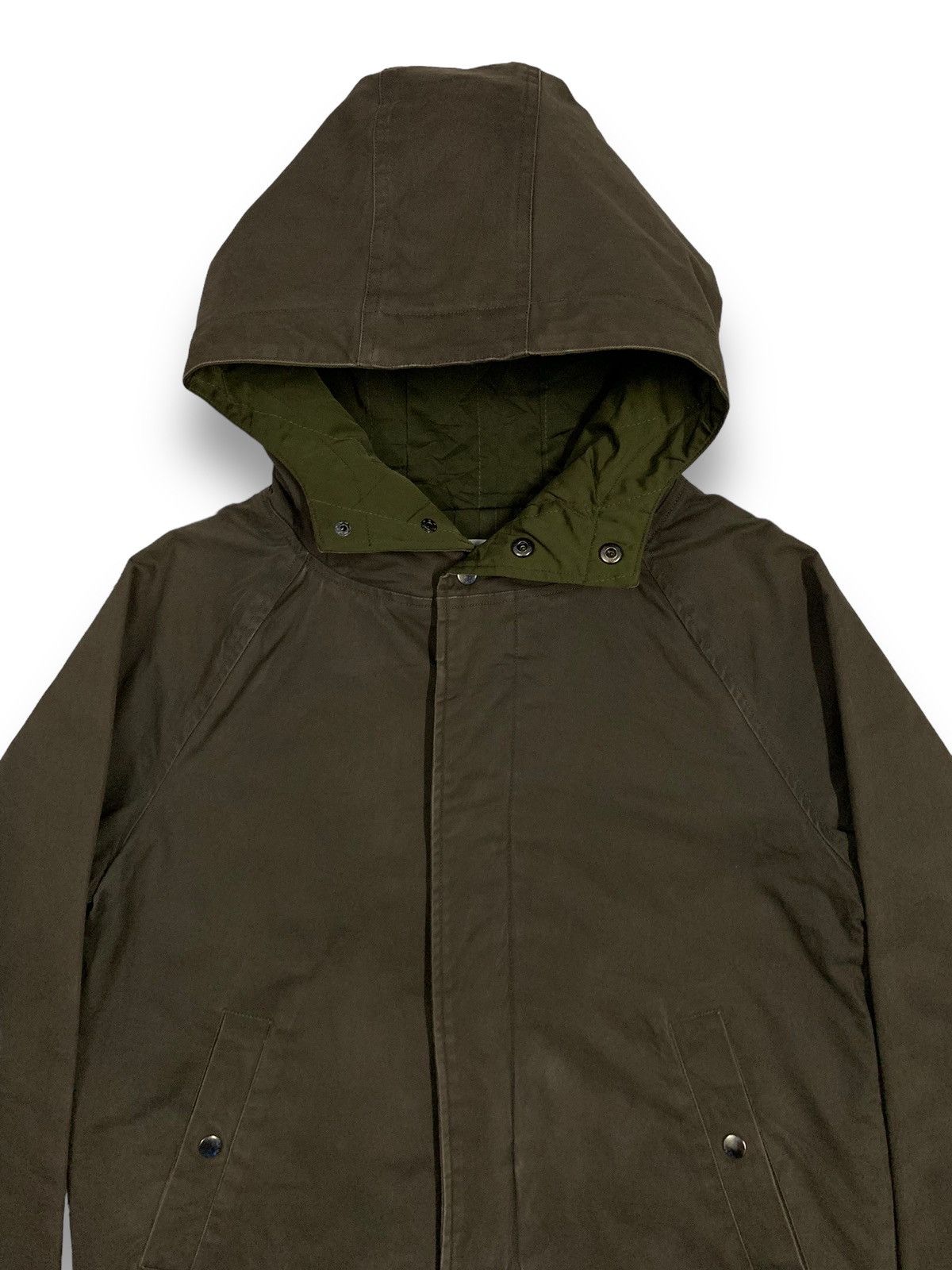 Japanese Brand Japanese Ranch Standard Canvas Workwear Hooded Parka Jacket Size US L / EU 52-54 / 3 - 5 Thumbnail