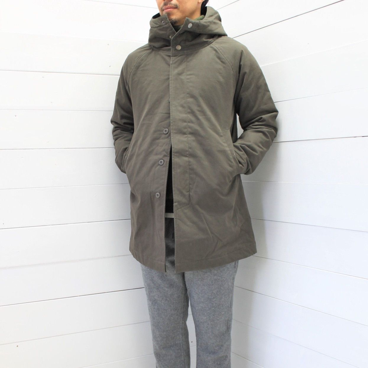 Japanese Brand Japanese Ranch Standard Canvas Workwear Hooded Parka Jacket Size US L / EU 52-54 / 3 - 2 Thumbnail