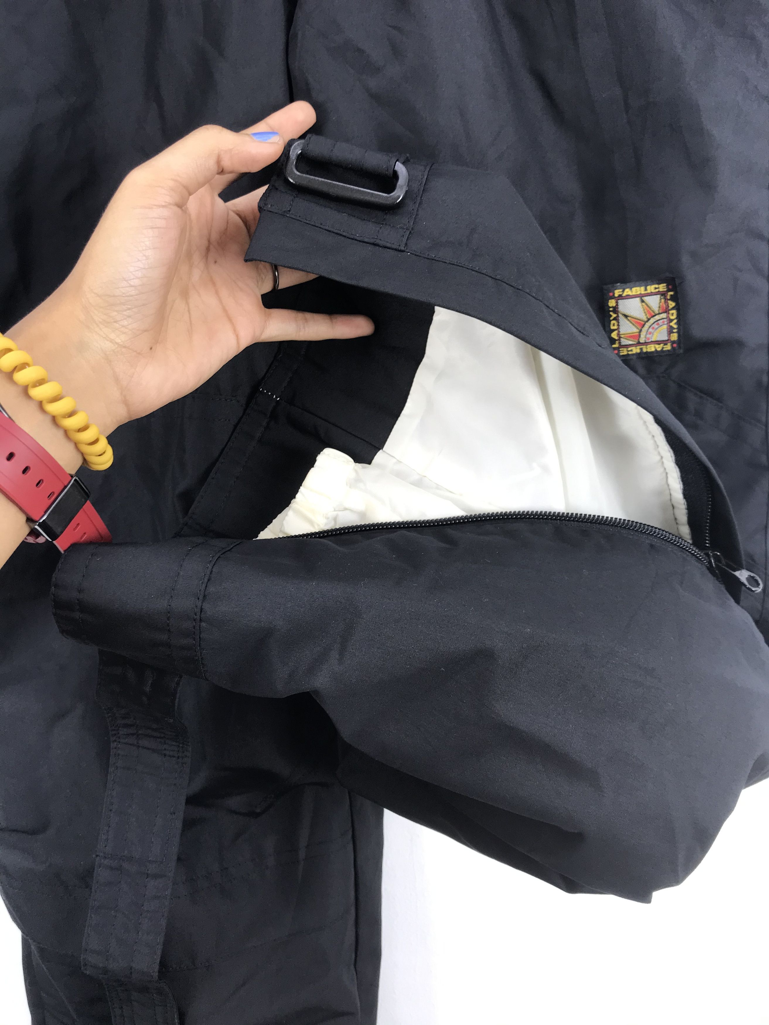 Japanese Brand Vintage Fablice Ski Suit Overall Ski Wear Snowboards Size 26" / US 2 / IT 38 - 12 Thumbnail