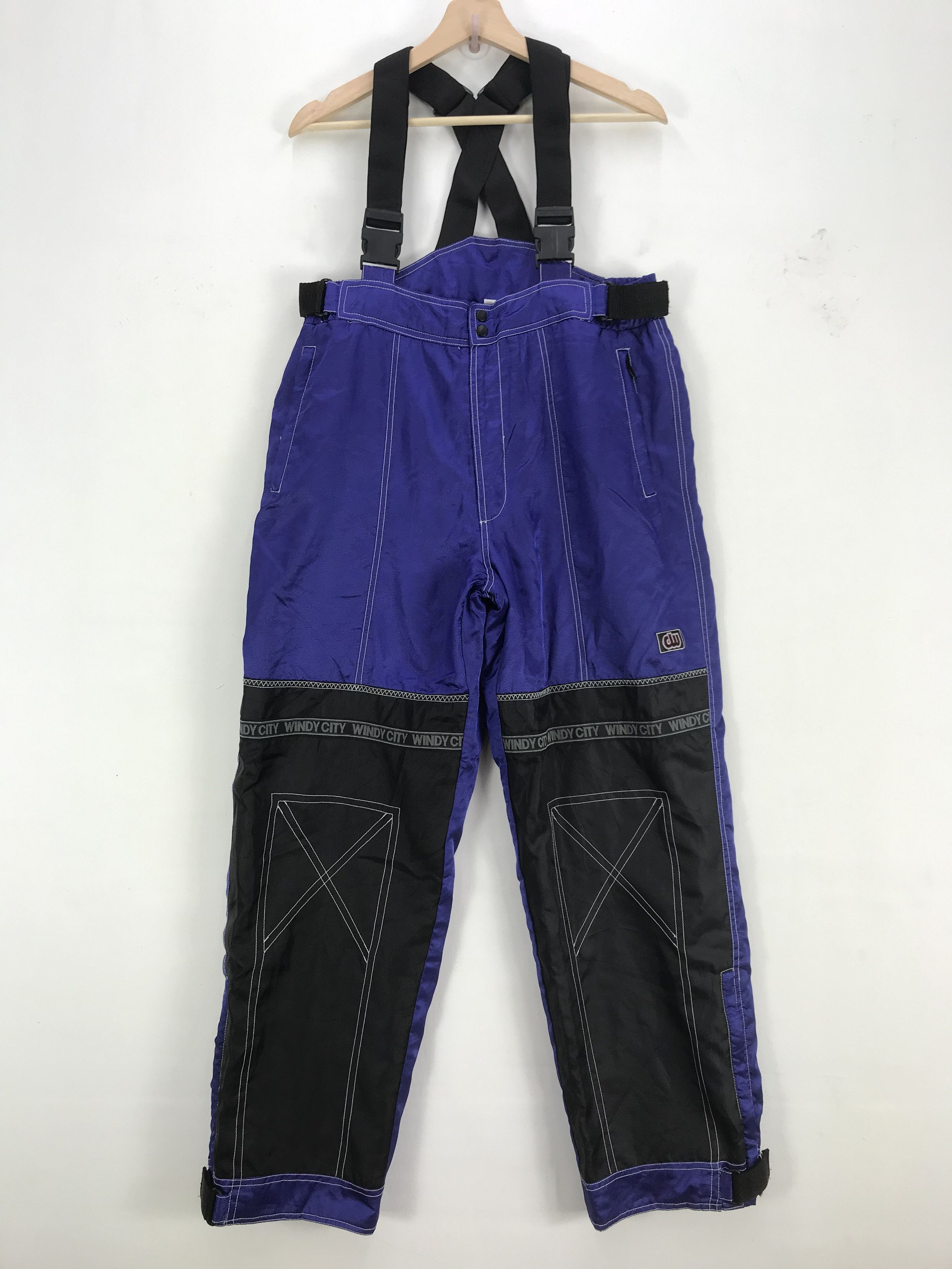 Japanese Brand × Vintage Vintage Windy City Ski Suit Japanese Jumpsuit Ski Wear Size US 36 / EU 52 - 2 Thumbnail