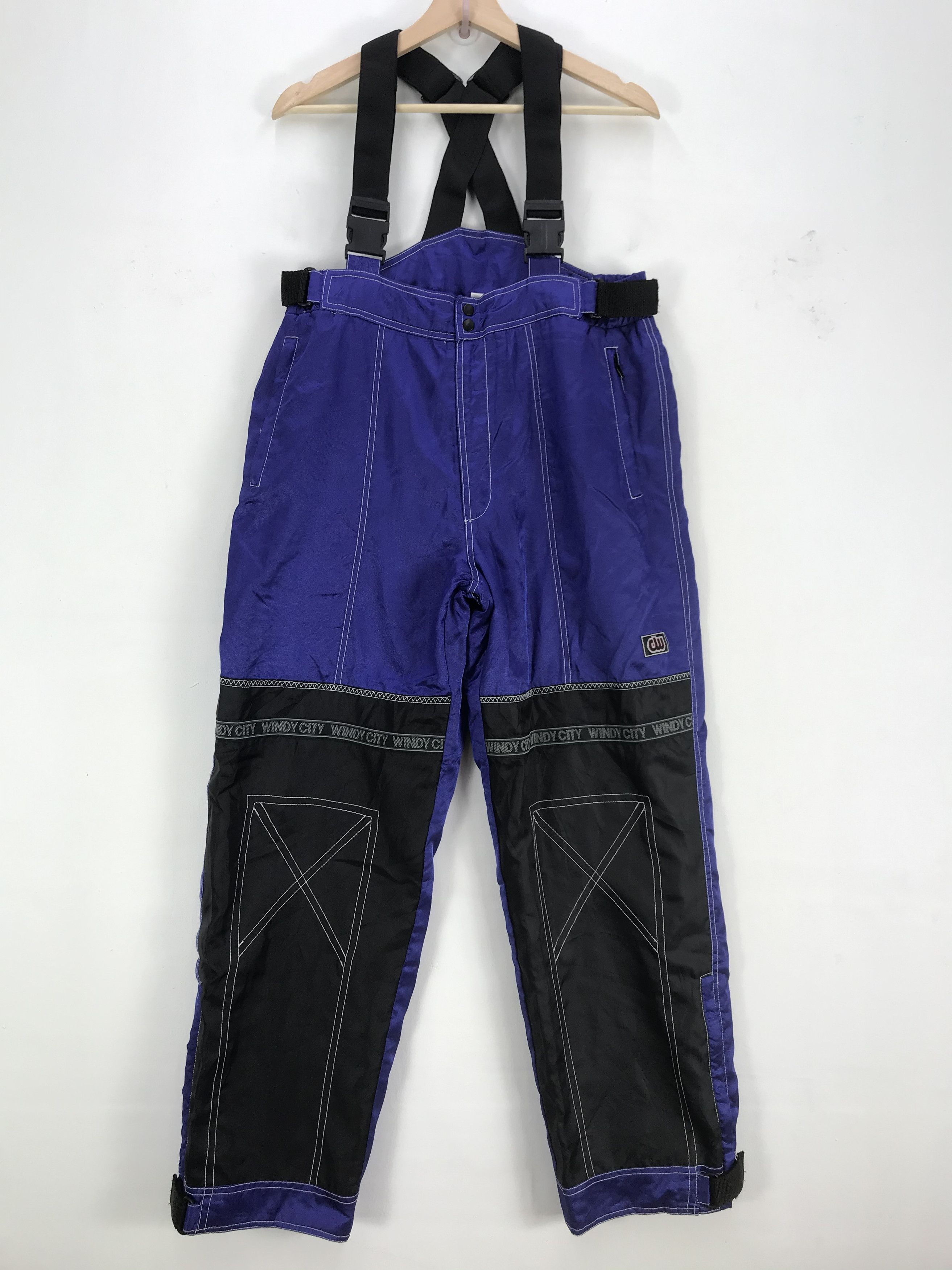 Japanese Brand × Vintage Vintage Windy City Ski Suit Japanese Jumpsuit Ski Wear Size US 36 / EU 52 - 1 Thumbnail
