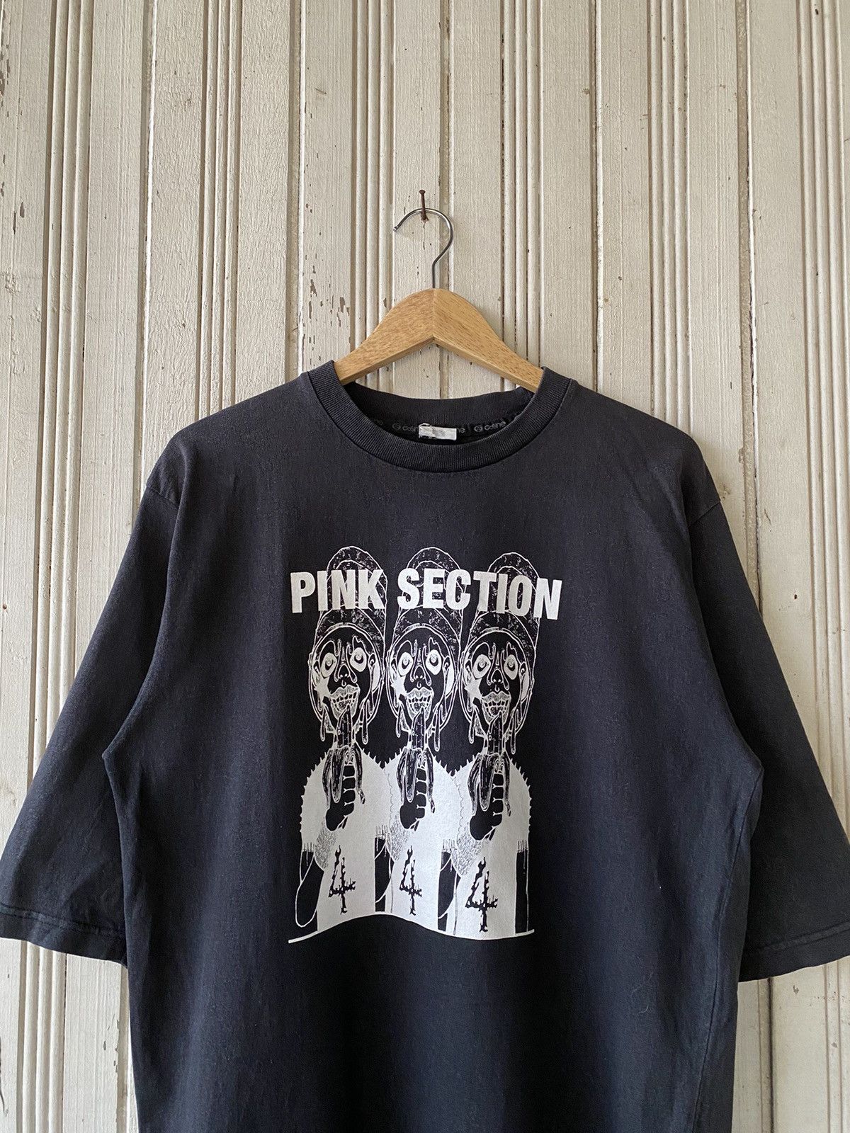 Vintage Vintage Pink Section Devil Rare Tees Size US L / EU 52-54 / 3 - 3 Thumbnail