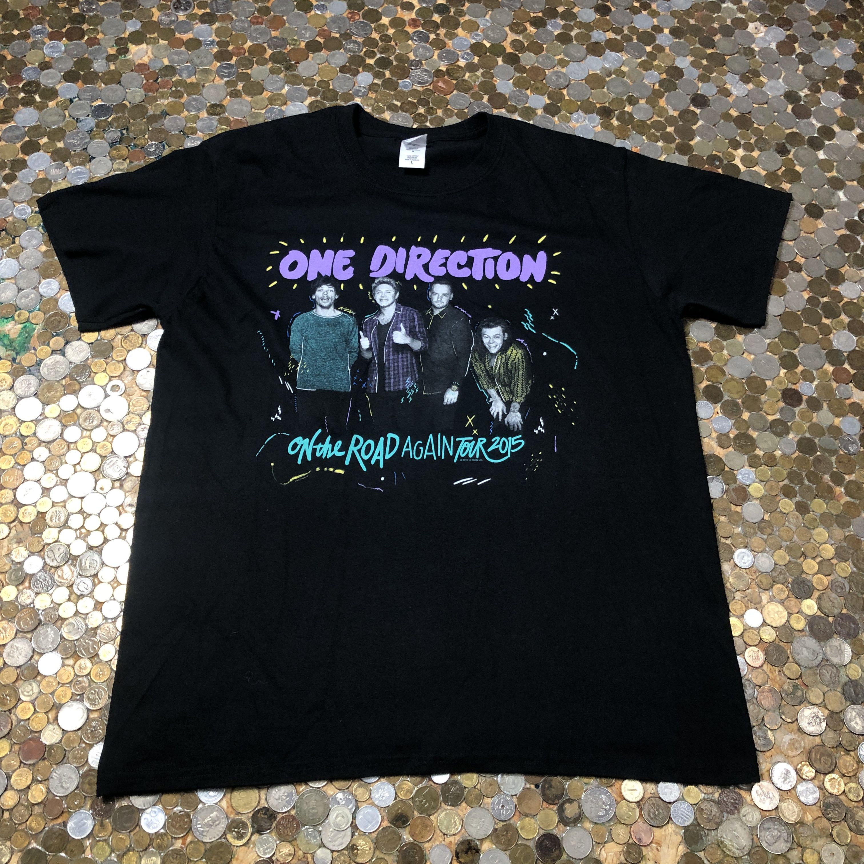 Band Tees × Vintage One Direction 2015 tour Tee T-shirt | Grailed