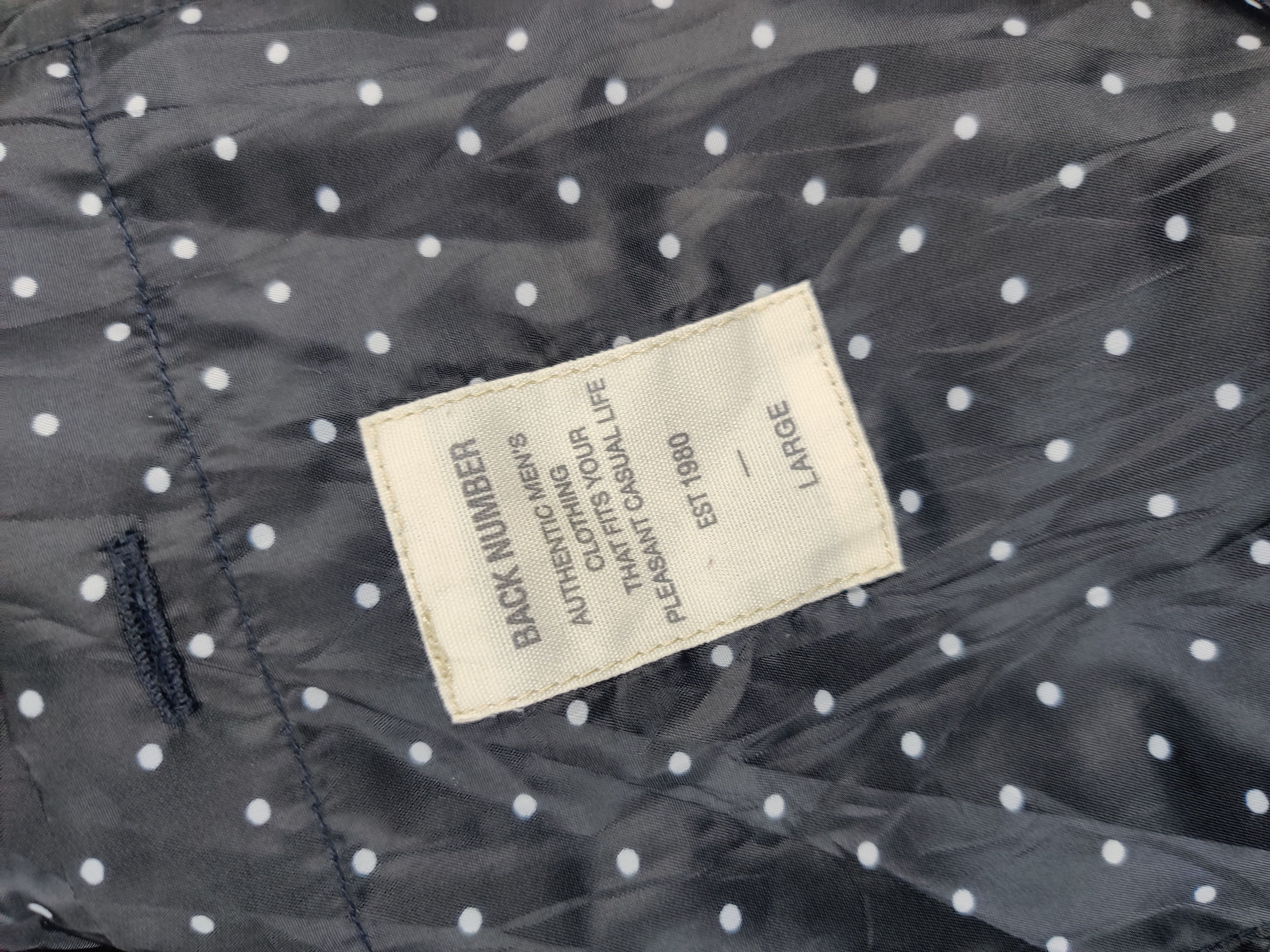 Japanese Brand Vintage Back Number Wool Chore Jacket Size US L / EU 52-54 / 3 - 8 Thumbnail