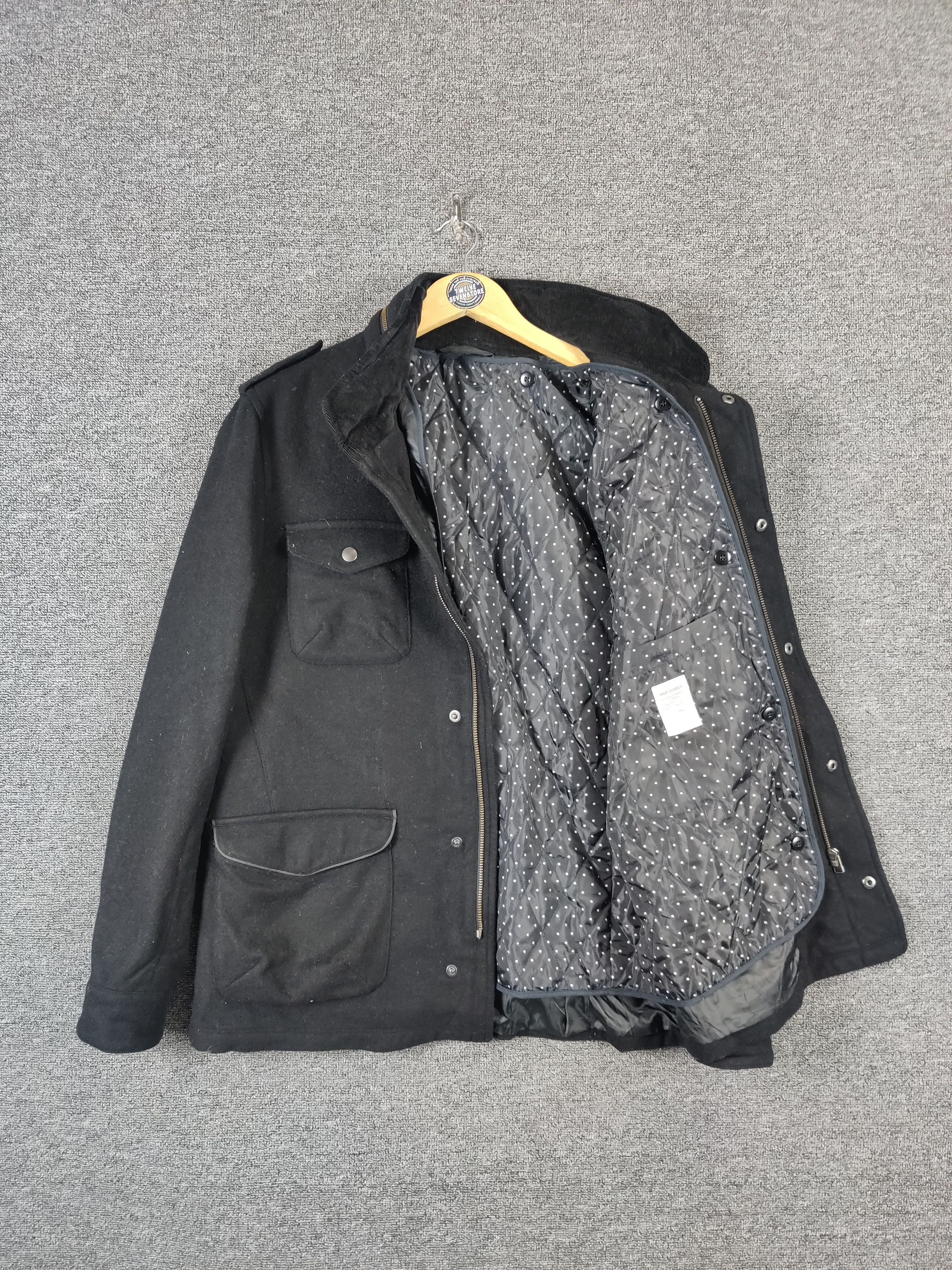 Japanese Brand Vintage Back Number Wool Chore Jacket Size US L / EU 52-54 / 3 - 7 Thumbnail