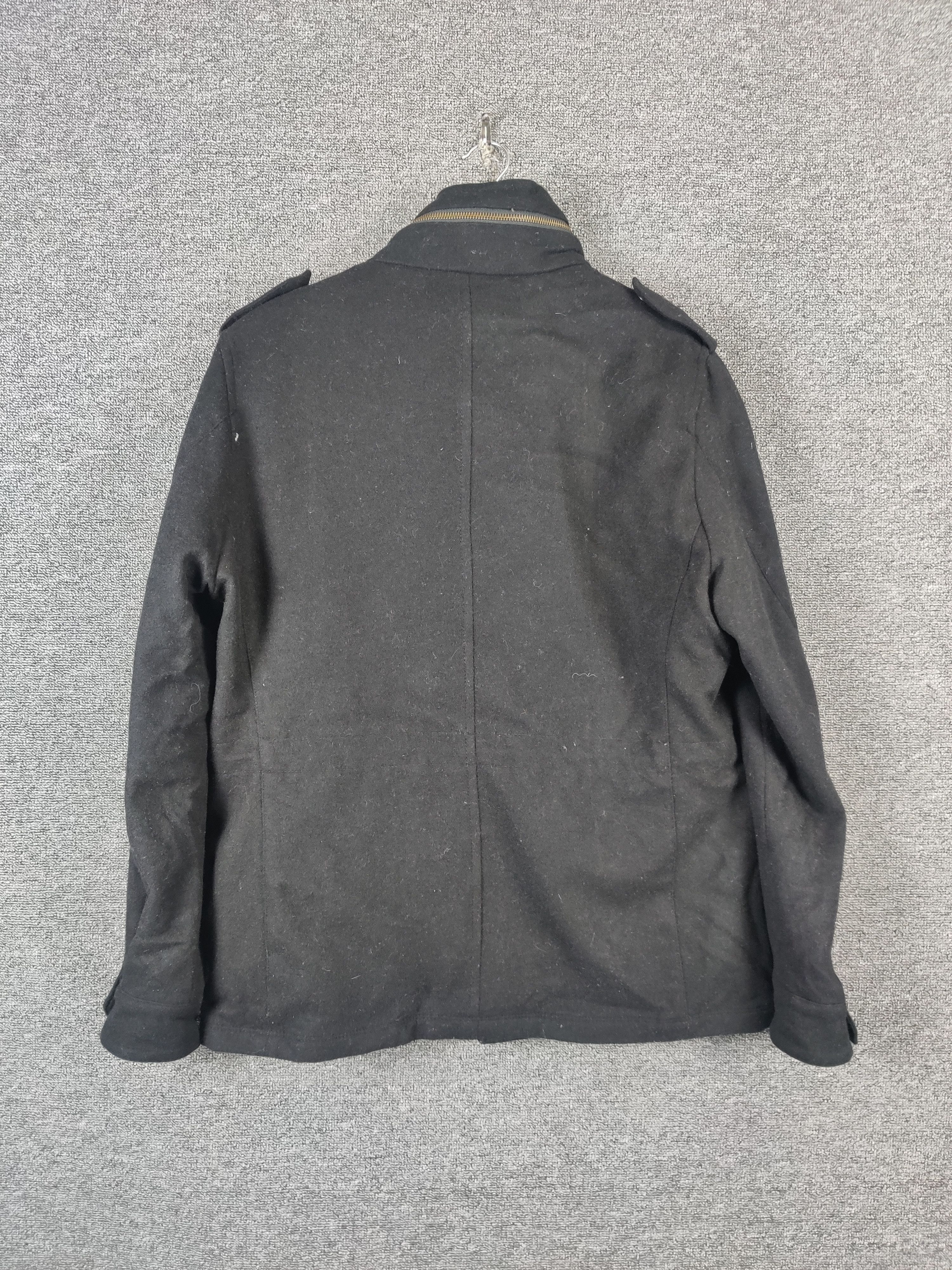Japanese Brand Vintage Back Number Wool Chore Jacket Size US L / EU 52-54 / 3 - 6 Thumbnail