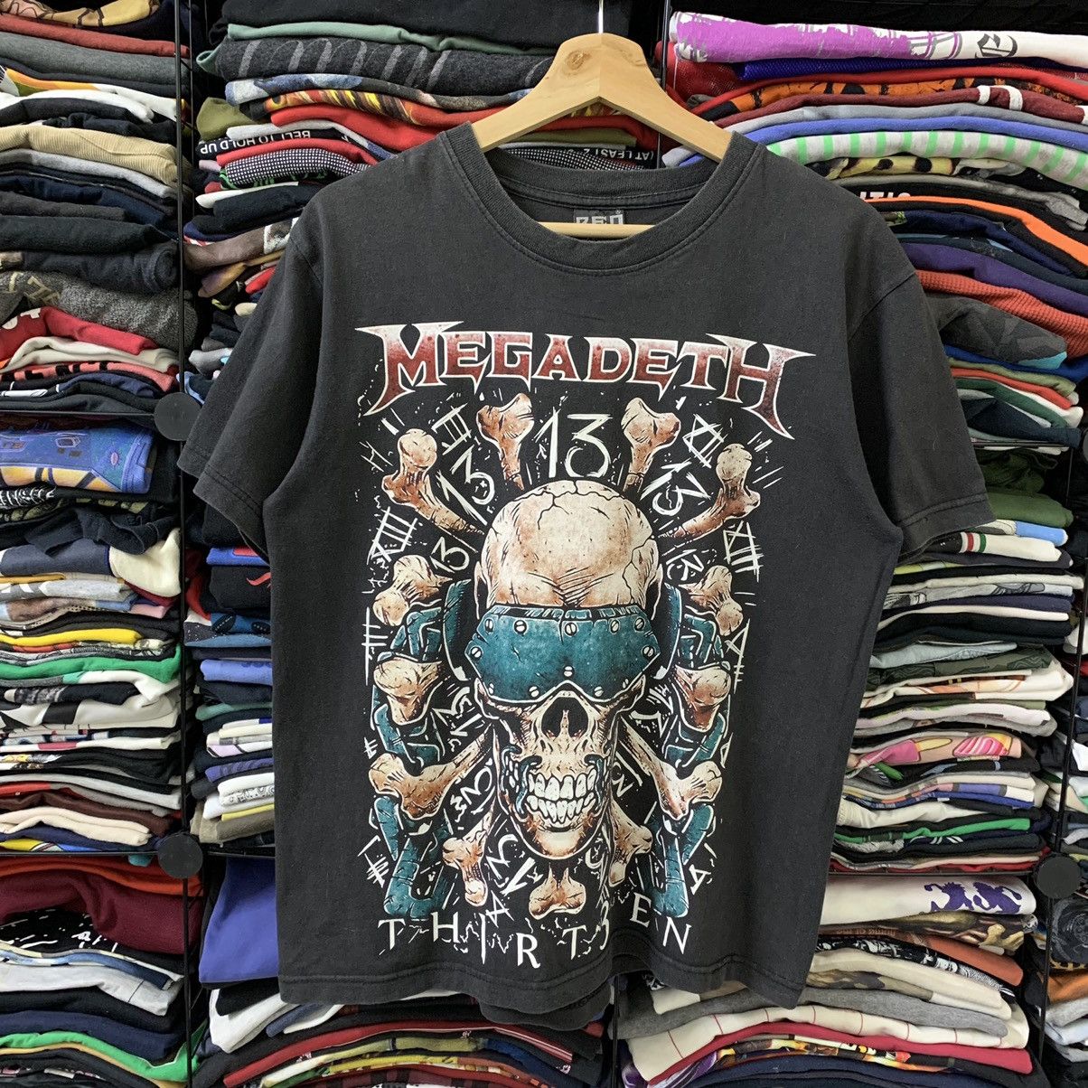 Band Tees VINTAGE MEGADETH THIRTEEN (BOOTLEG) Size US M / EU 48-50 / 2 - 1 Thumbnail