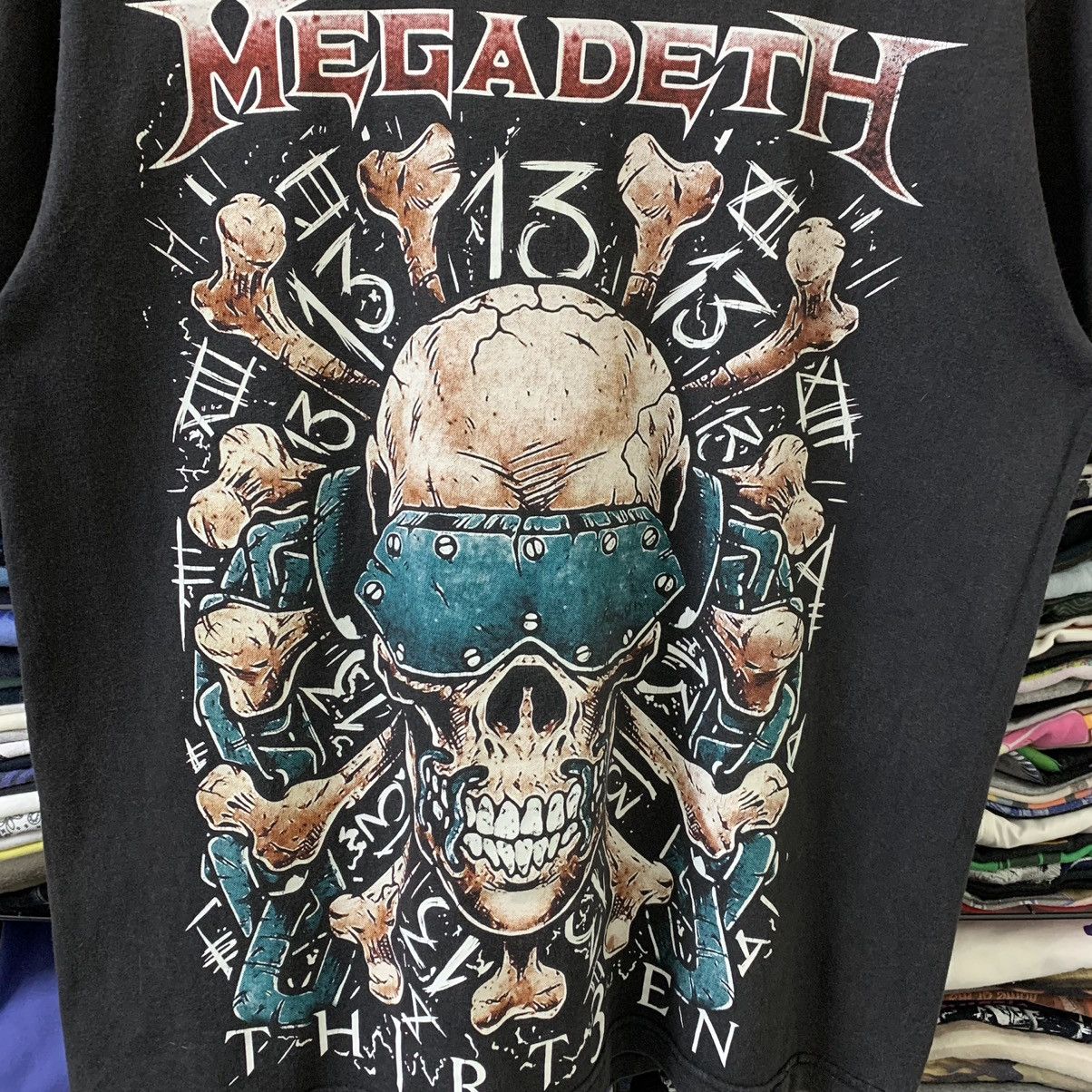 Band Tees VINTAGE MEGADETH THIRTEEN (BOOTLEG) Size US M / EU 48-50 / 2 - 3 Thumbnail