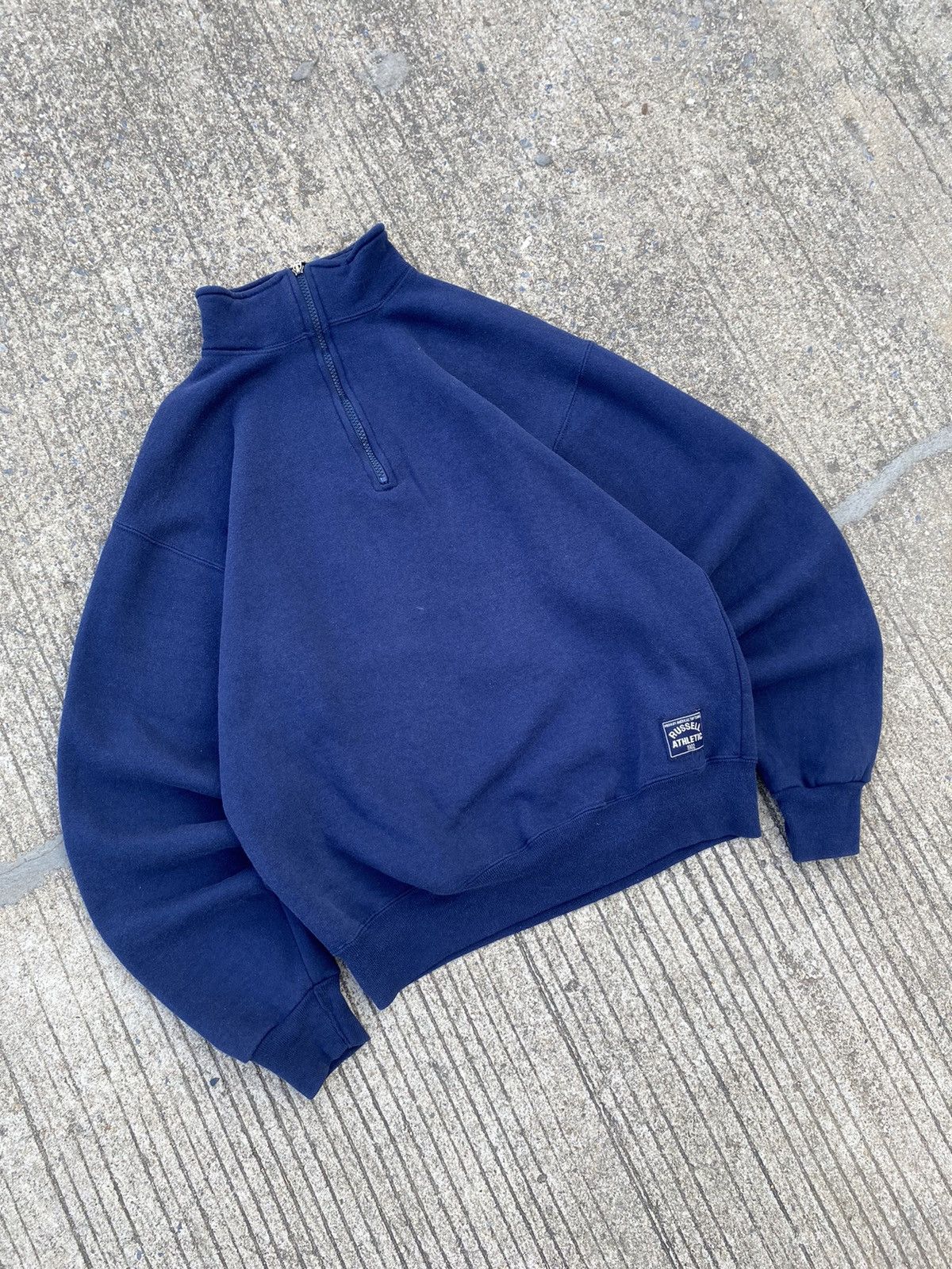 Russell Athletic Vintage Navy Russell Athletic Sweater Size US M / EU 48-50 / 2 - 2 Thumbnail