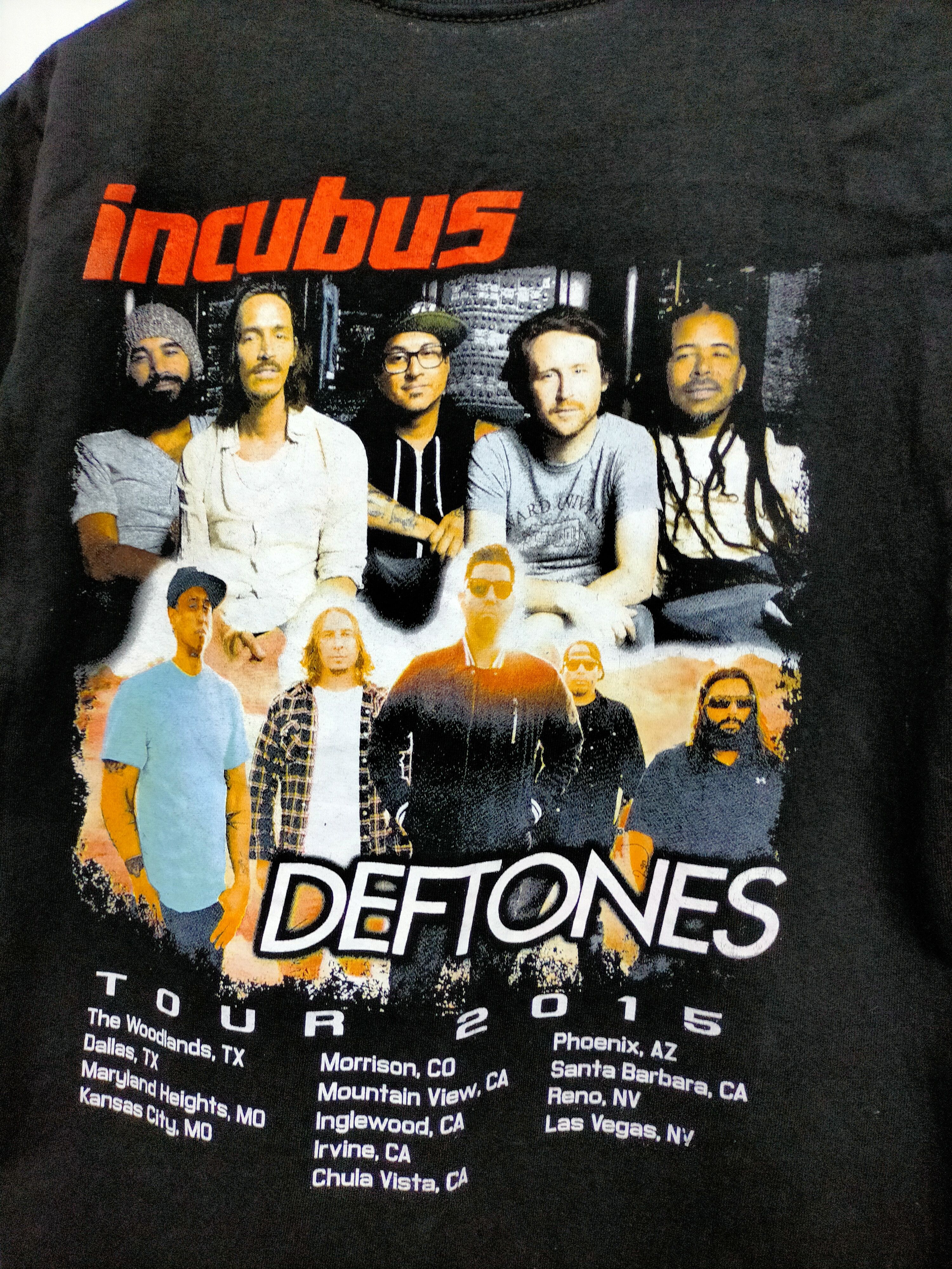 Band Tees 🔥Delete Today🔥Incubus x Deftones Band tour tee Size US M / EU 48-50 / 2 - 4 Thumbnail