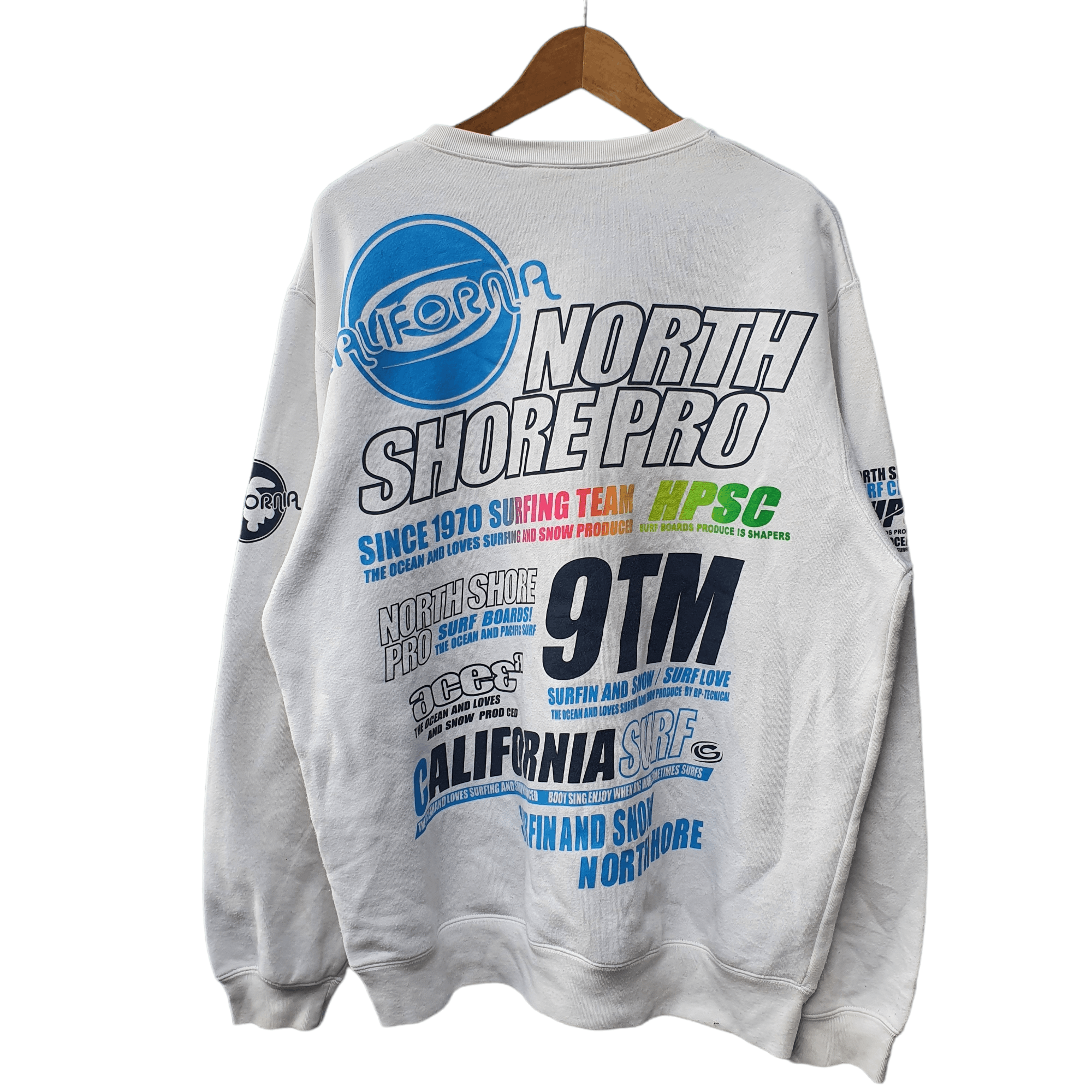 Sun Surf NORTH SHORE PRO SWEATSHIRT WITH BACK FULLPRINT Size US XXL / EU 58 / 5 - 1 Thumbnail