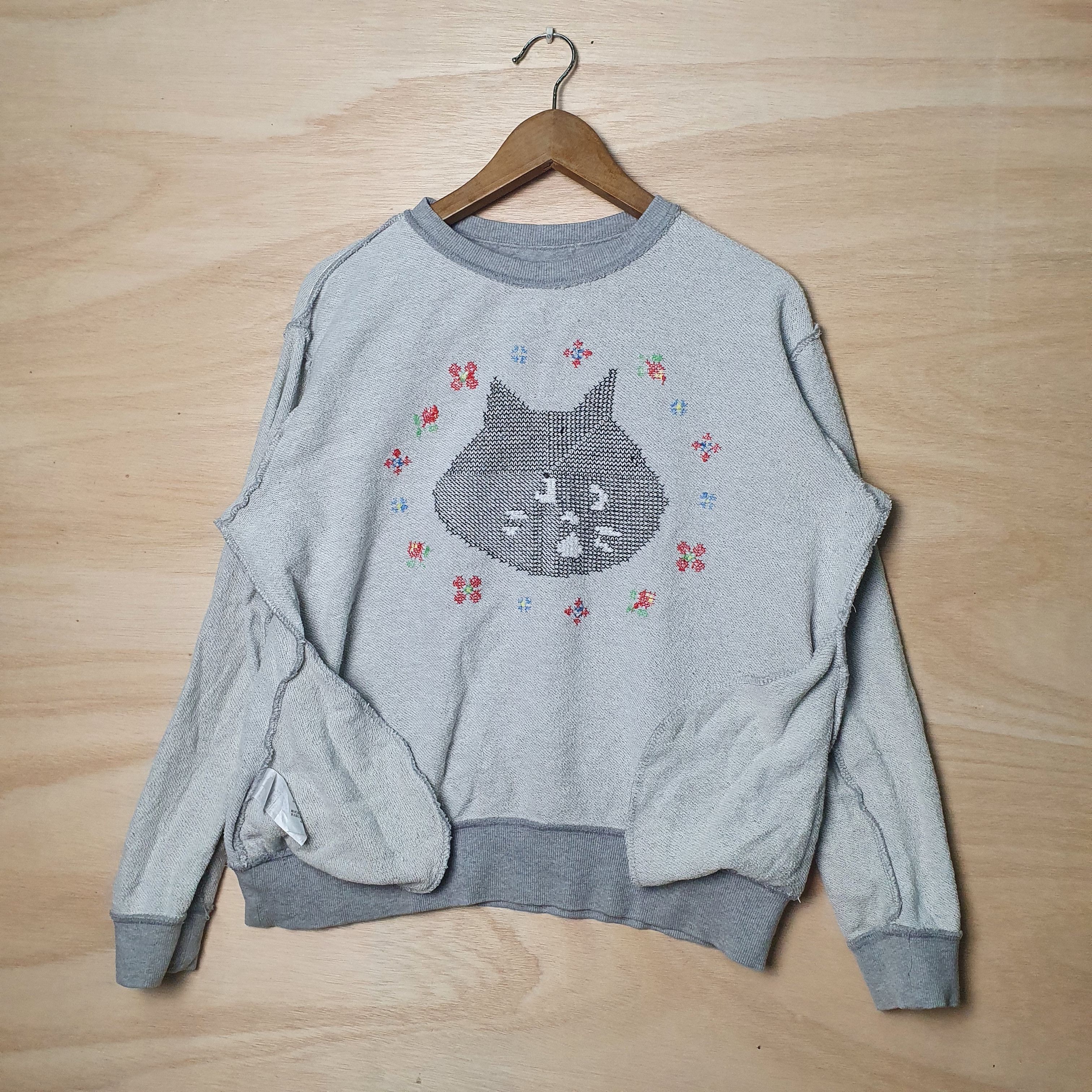 Ne-Net NE-NET BIG LOGO CAT SWEATSHIRT Size XL / US 12-14 / IT 48-50 - 6 Thumbnail
