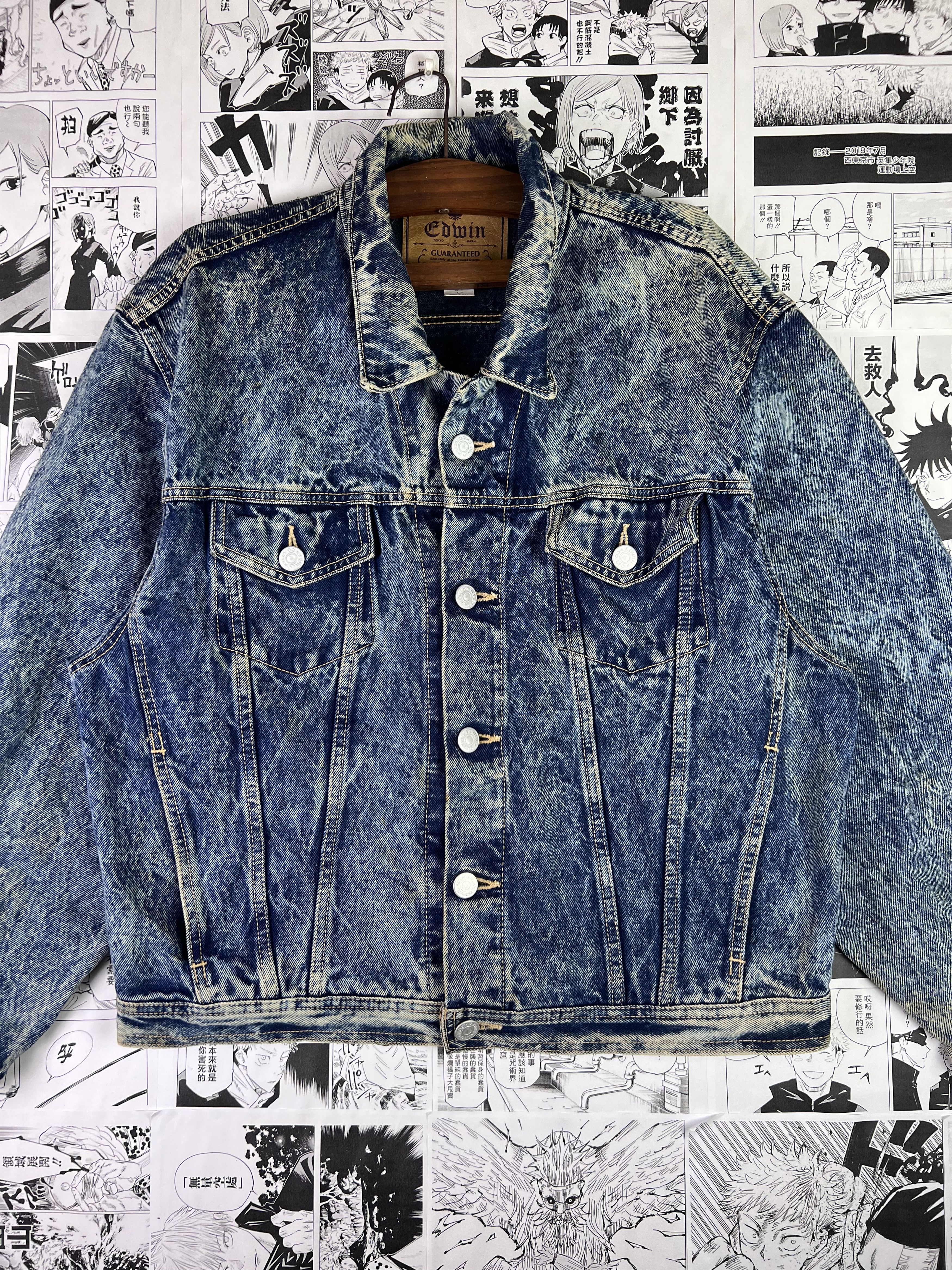 Edwin × Vintage VINTAGE EDWIN DENIM JACKET Size US L / EU 52-54 / 3 - 4 Thumbnail