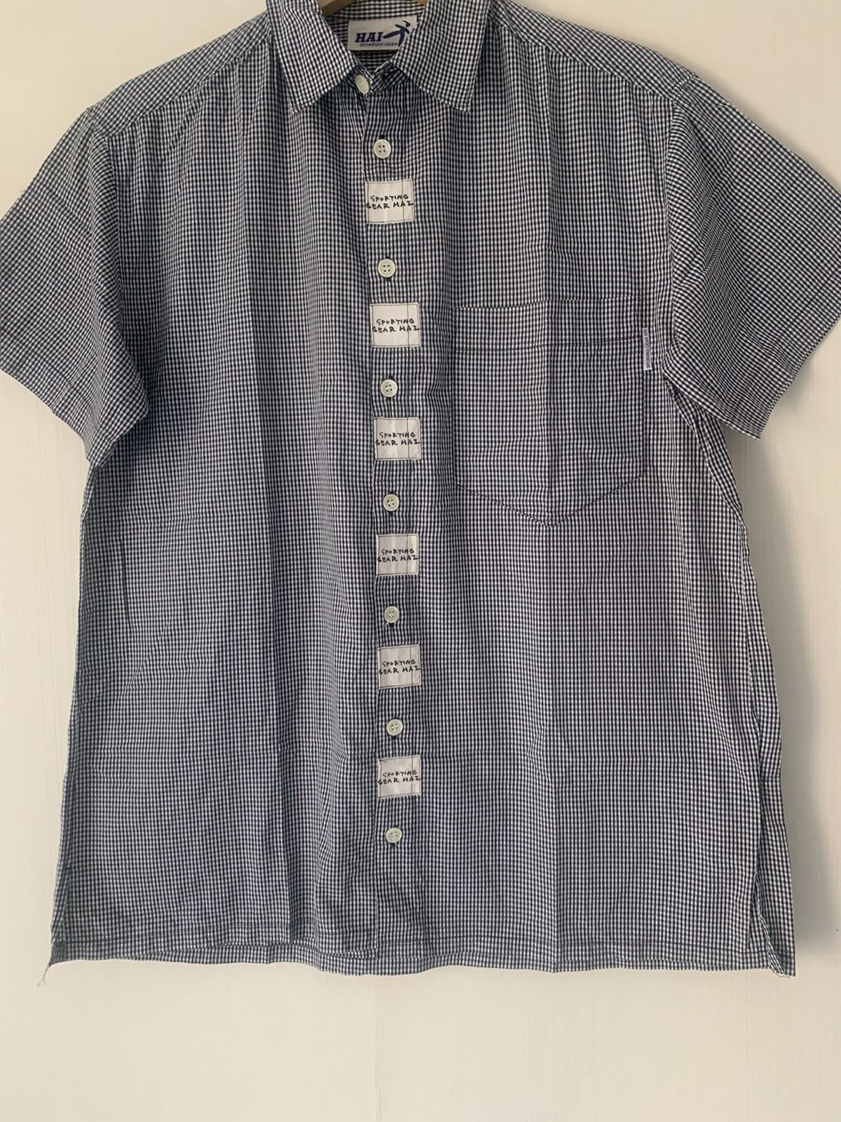 Hai Sporting Gear × Issey Miyake × Vintage Hai Sporting Gear Gingham Shirt Size M / US 6-8 / IT 42-44 - 6 Thumbnail