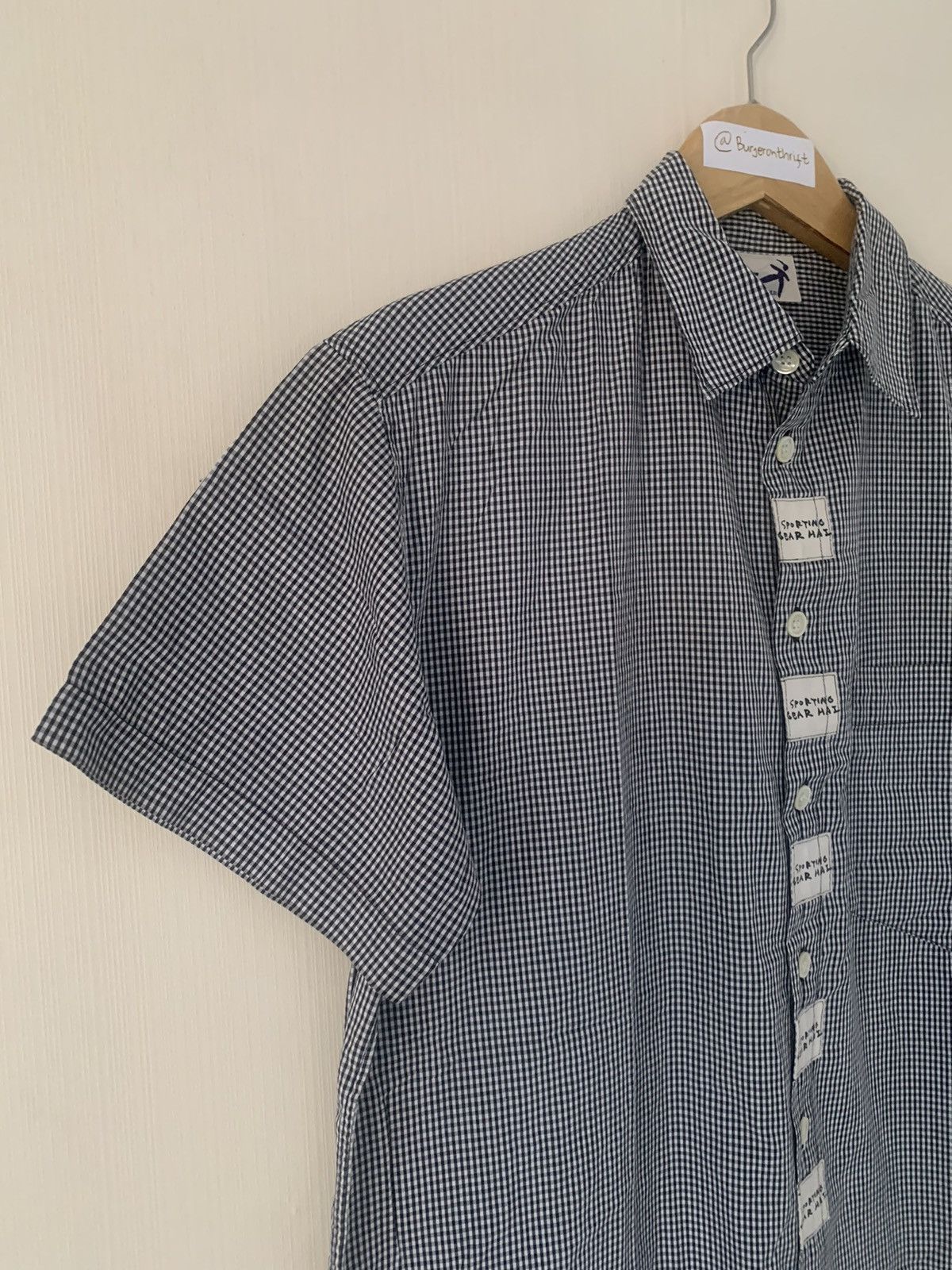 Hai Sporting Gear × Issey Miyake × Vintage Hai Sporting Gear Gingham Shirt Size M / US 6-8 / IT 42-44 - 10 Thumbnail