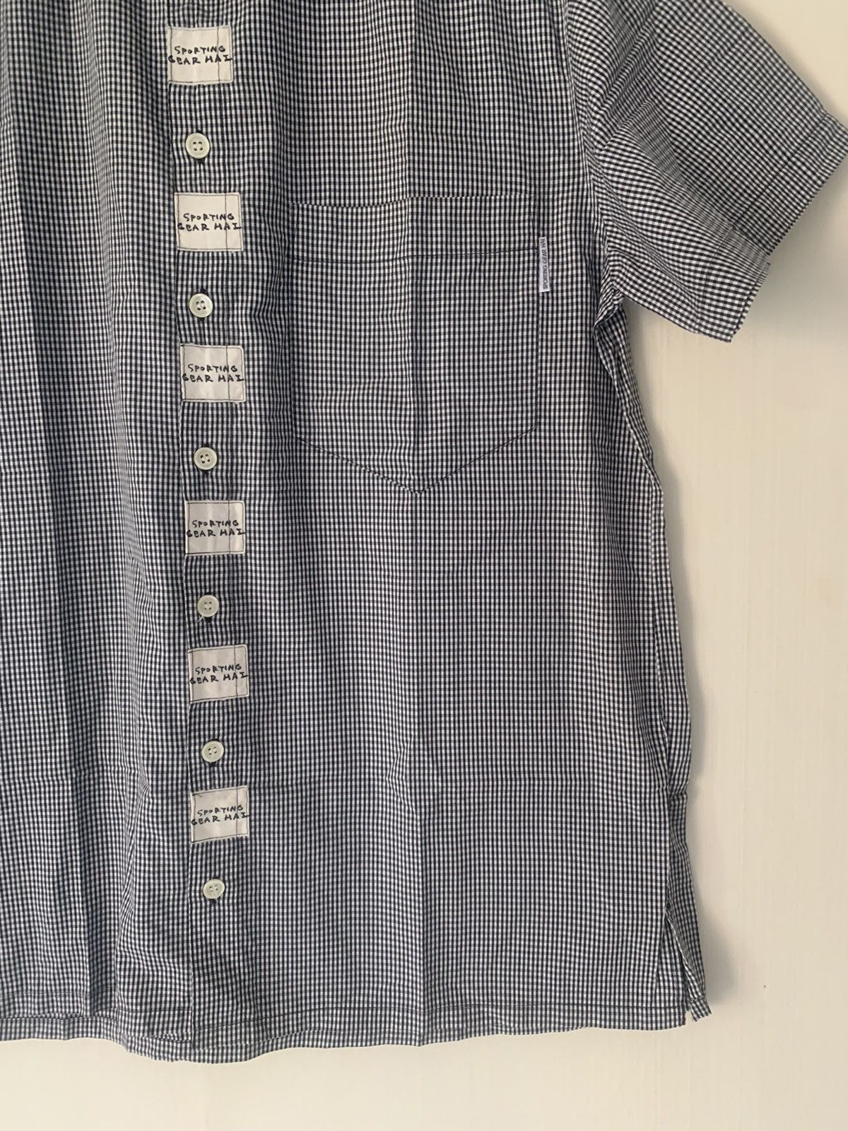 Hai Sporting Gear × Issey Miyake × Vintage Hai Sporting Gear Gingham Shirt Size M / US 6-8 / IT 42-44 - 7 Thumbnail