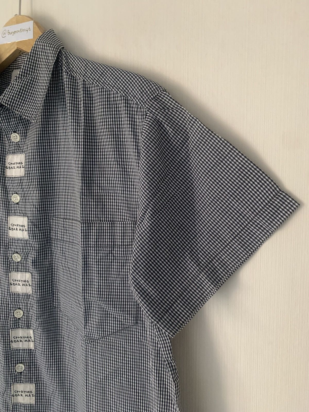 Hai Sporting Gear × Issey Miyake × Vintage Hai Sporting Gear Gingham Shirt Size M / US 6-8 / IT 42-44 - 9 Thumbnail
