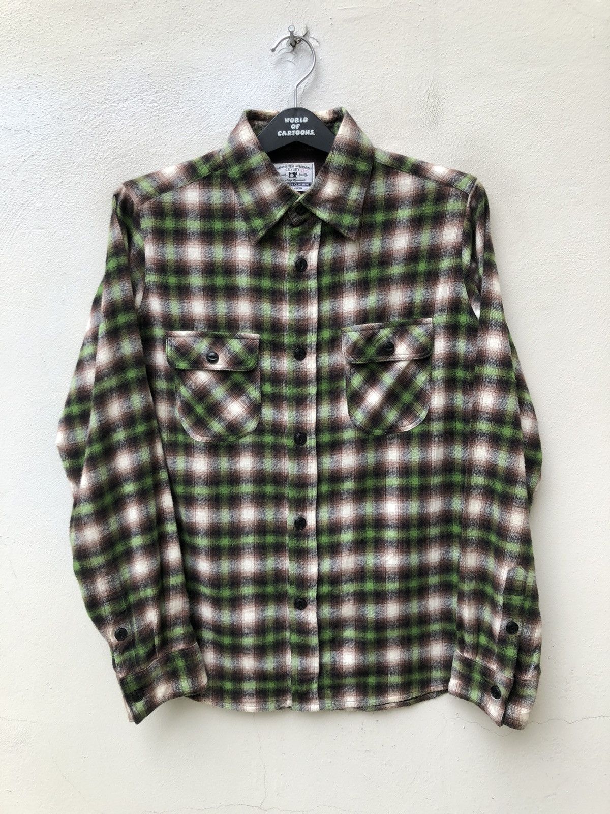 FDMTL FDMTL Japan Plaid Flannel Shirt Size US M / EU 48-50 / 2 - 1 Thumbnail