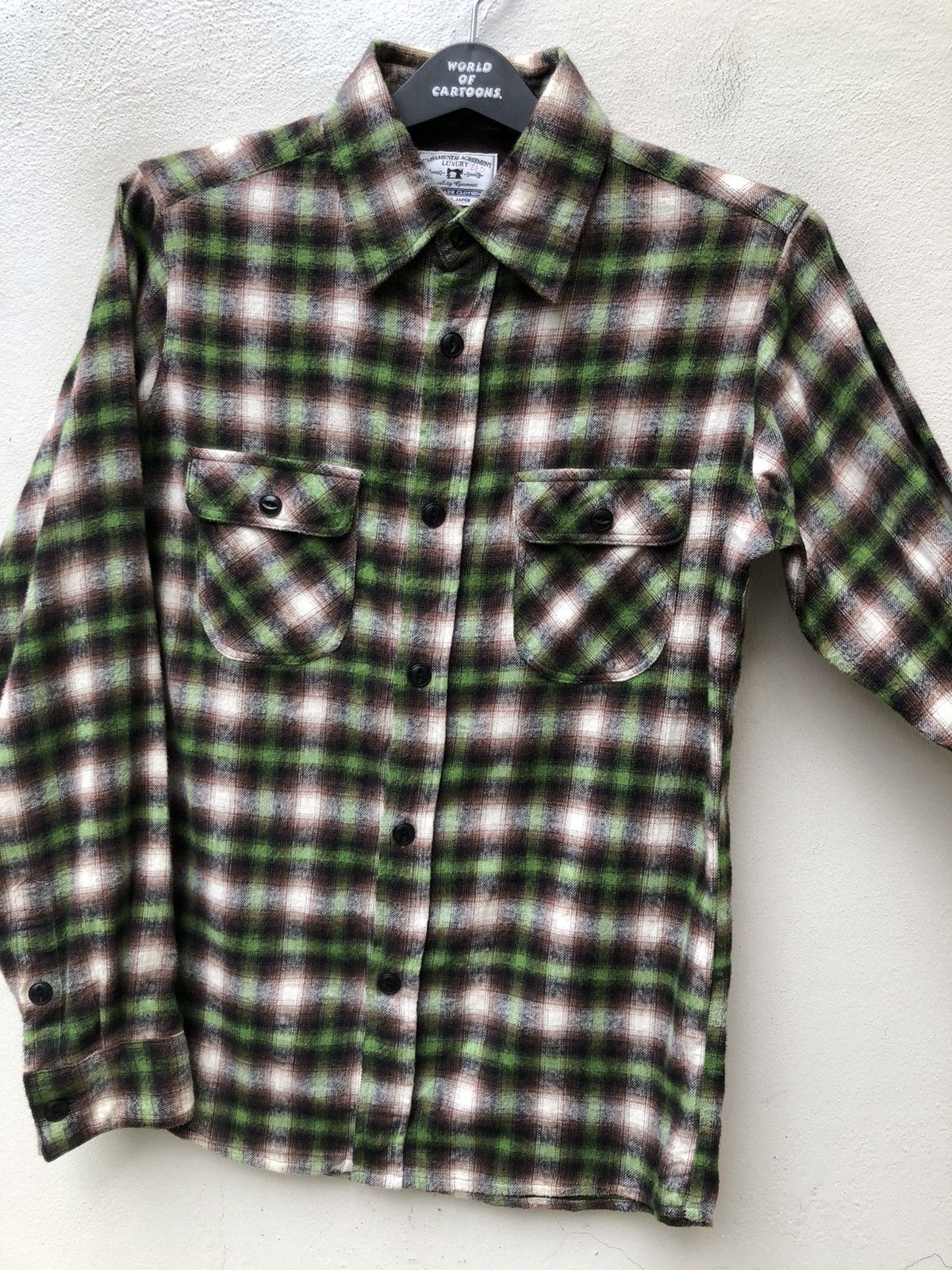 FDMTL FDMTL Japan Plaid Flannel Shirt Size US M / EU 48-50 / 2 - 7 Thumbnail