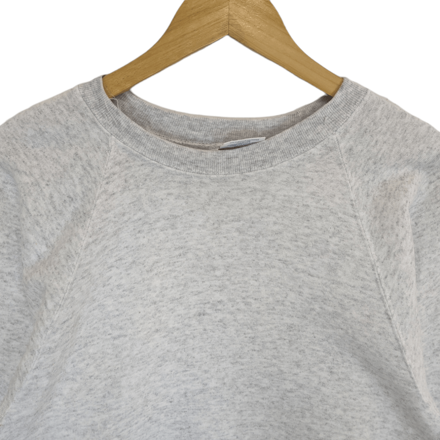 Vintage Vintage 90's American Vintage SANTEE Grey Plain Sweatshirt Size US XS / EU 42 / 0 - 4 Thumbnail
