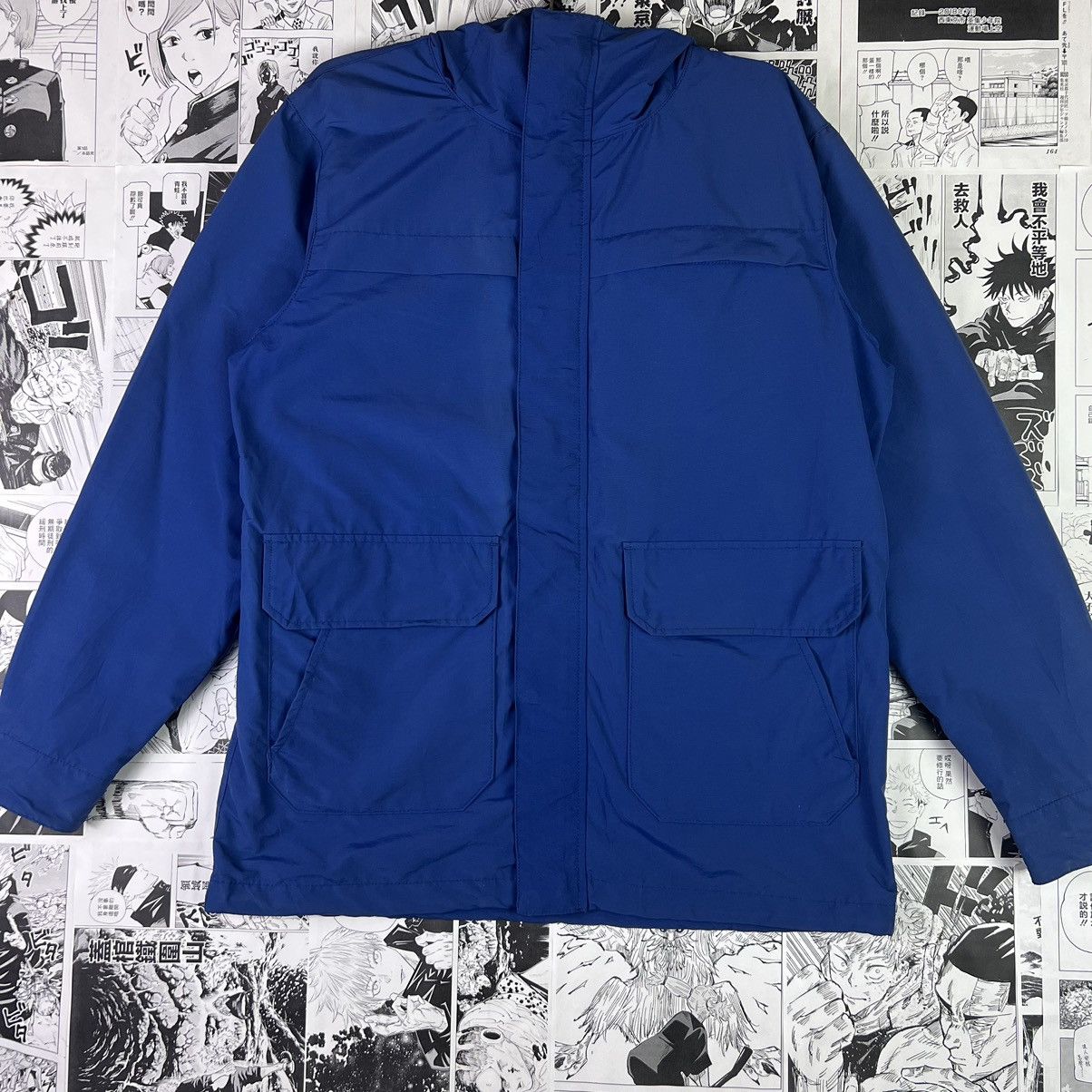 Japanese Brand PLAIN JACKET HOODIE Size US L / EU 52-54 / 3 - 4 Thumbnail