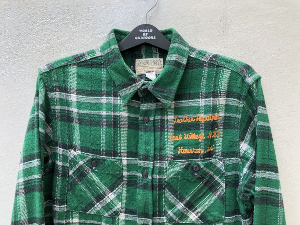 Schott Schott N.Y.C. Embroidery Flannel Shirt Size US M / EU 48-50 / 2 - 8 Thumbnail