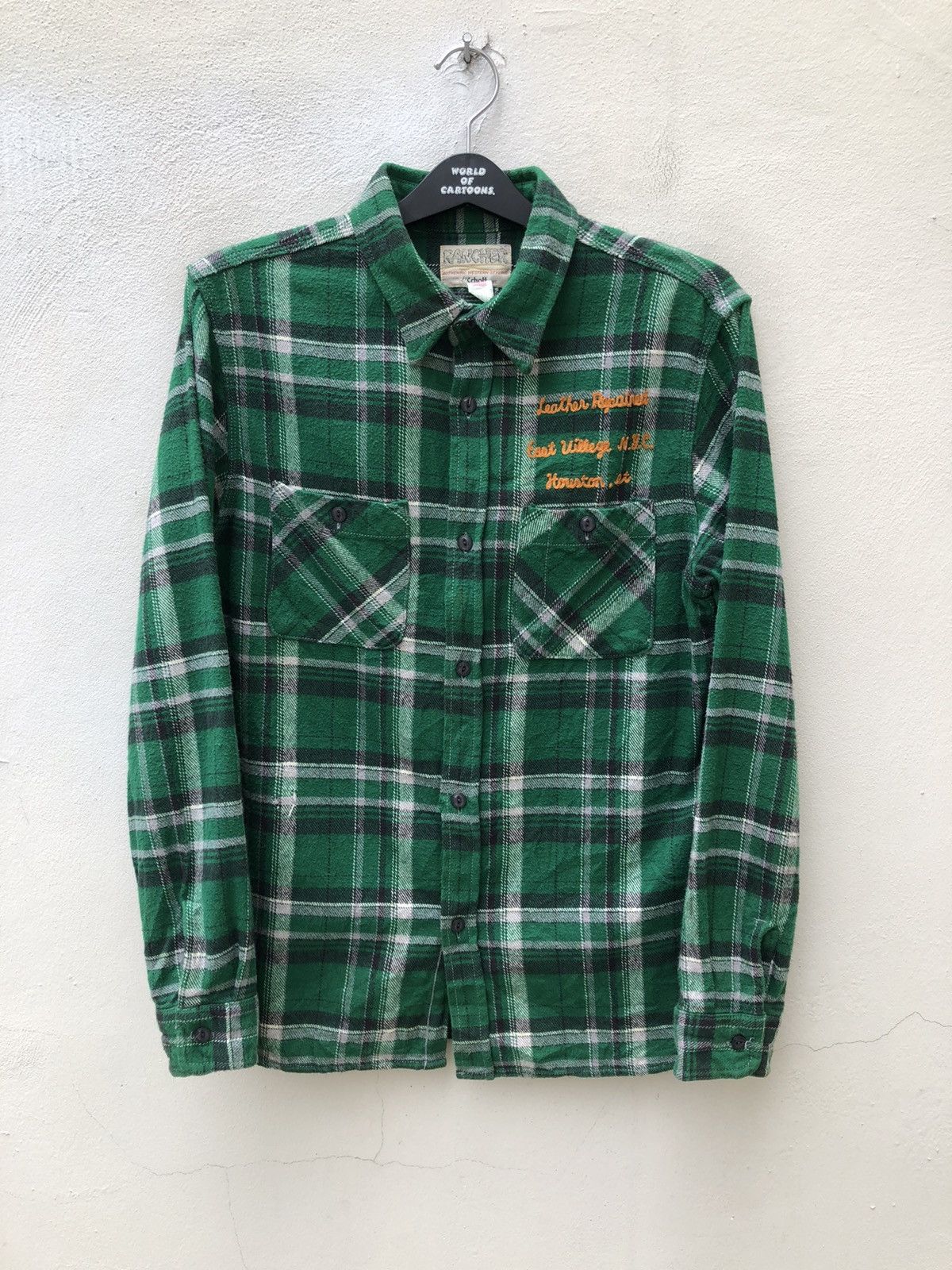 Schott Schott N.Y.C. Embroidery Flannel Shirt Size US M / EU 48-50 / 2 - 7 Thumbnail