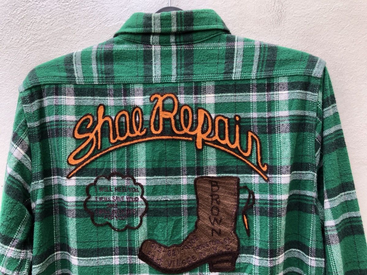 Schott Schott N.Y.C. Embroidery Flannel Shirt Size US M / EU 48-50 / 2 - 2 Thumbnail