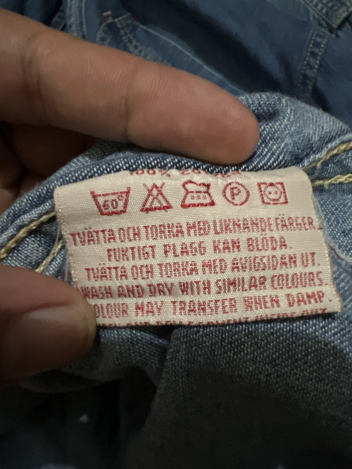 Levi's × Levi's Vintage Clothing VINTAGE LEVI’S DENIM SHIRT BUTTON UP Size US M / EU 48-50 / 2 - 6 Thumbnail
