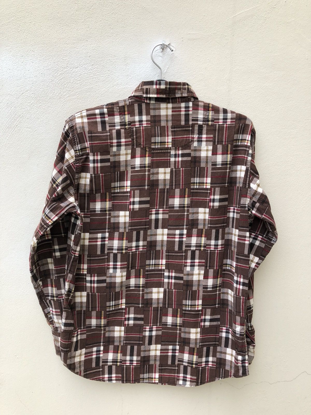 Flannel Kiminori Morishita X Uniqlo Patchwork Design Flannel Shirt Size US M / EU 48-50 / 2 - 7 Thumbnail