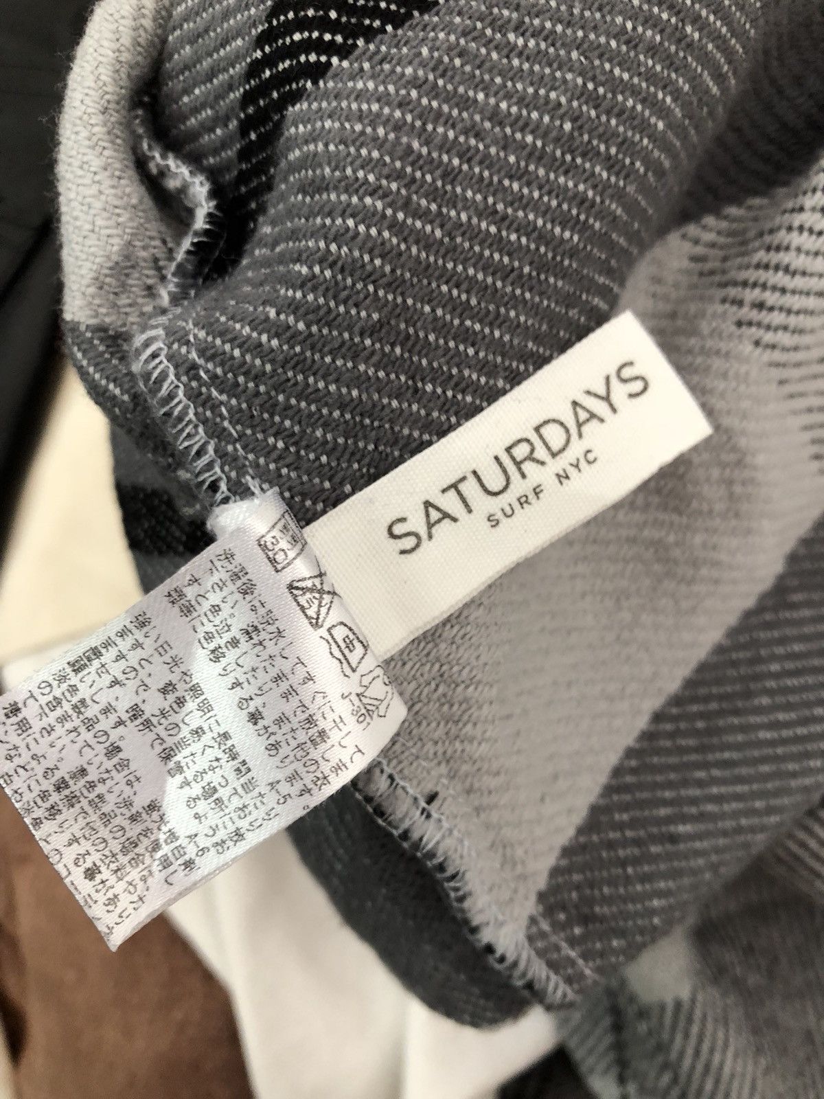 Flannel × Saturdays NYC Saturdays Surf Nyc Plaid Checkered Flannel Shirt Size US S / EU 44-46 / 1 - 7 Thumbnail