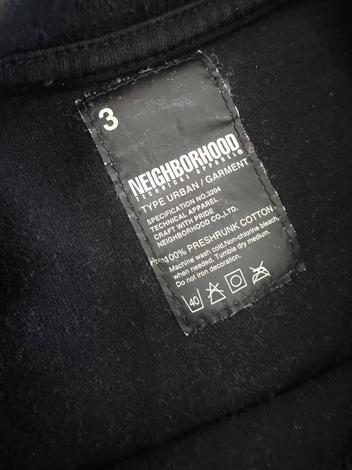Neighborhood × Supreme Supreme x NBHD Black on Black Box Logo Tee Size US L / EU 52-54 / 3 - 8 Thumbnail