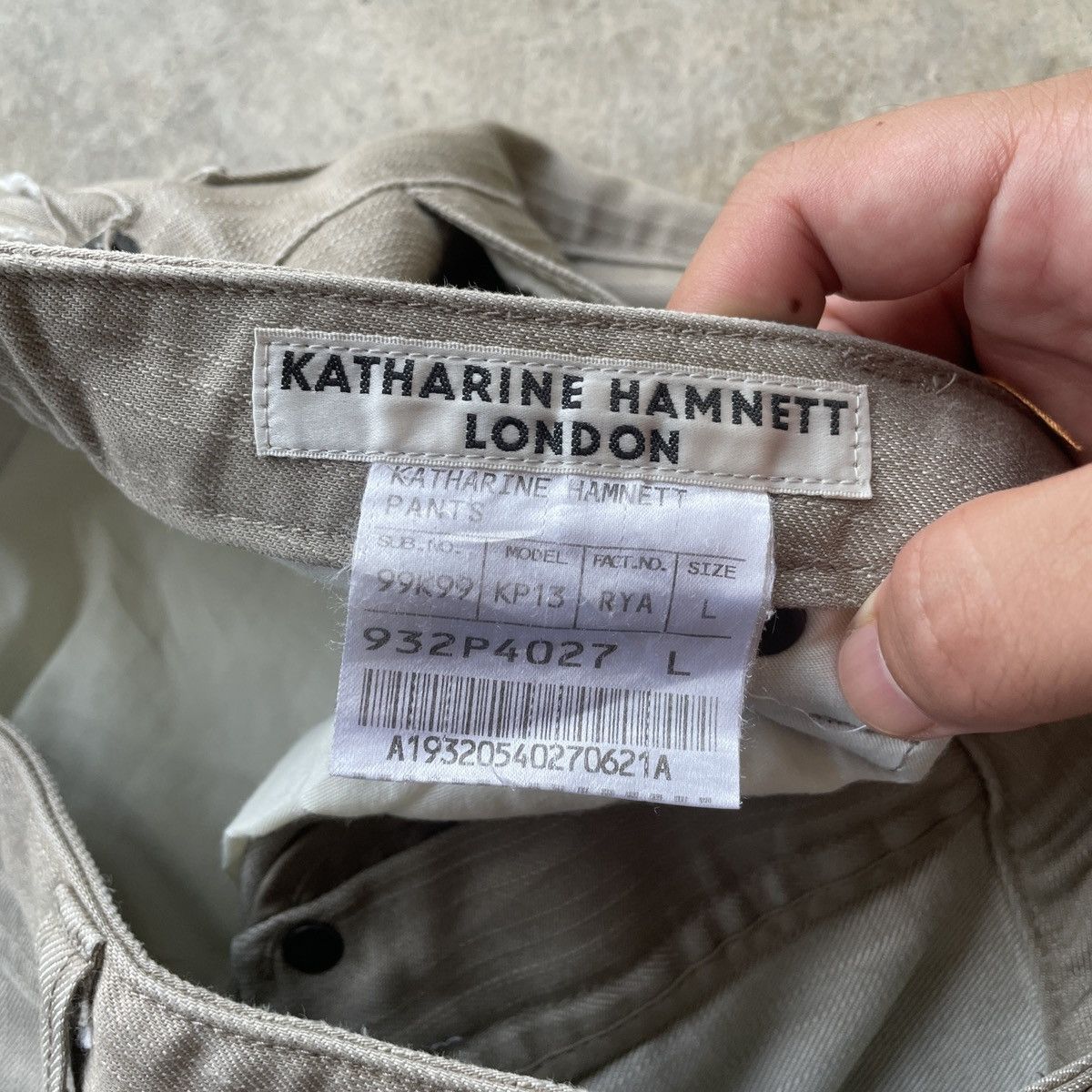 Katharine Hamnett London Vintage KATHARINE HAMNETT LONDON Trousers Rare Casual Pants Size US 32 / EU 48 - 7 Thumbnail