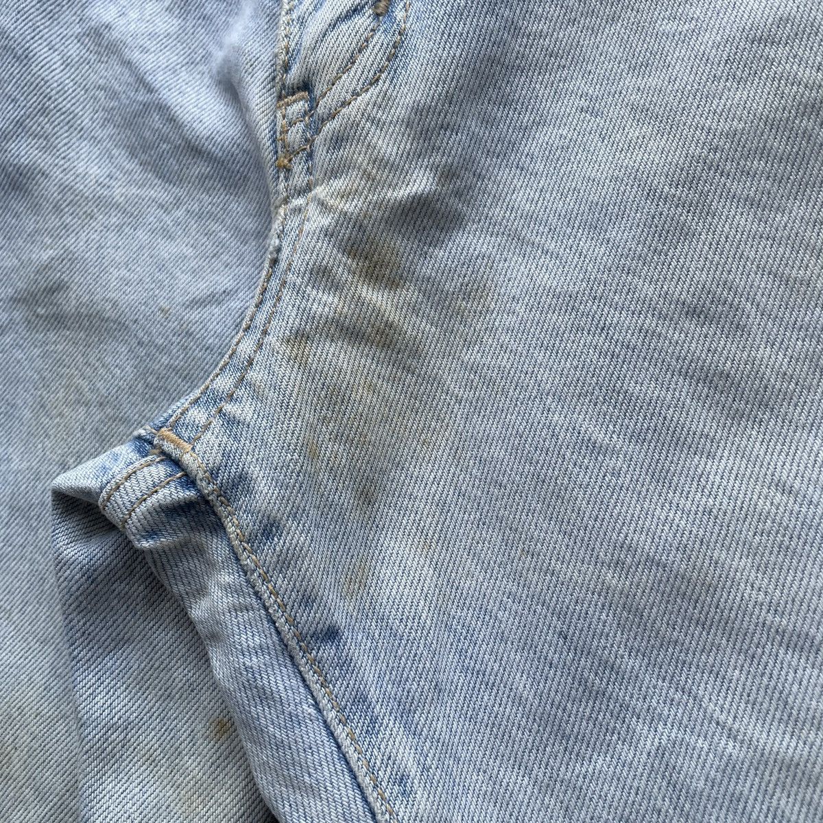 Edwin × Vintage Vintage Edwin US Classic Light Wash Dirty Denim Jeans Pants Size US 30 / EU 46 - 8 Thumbnail