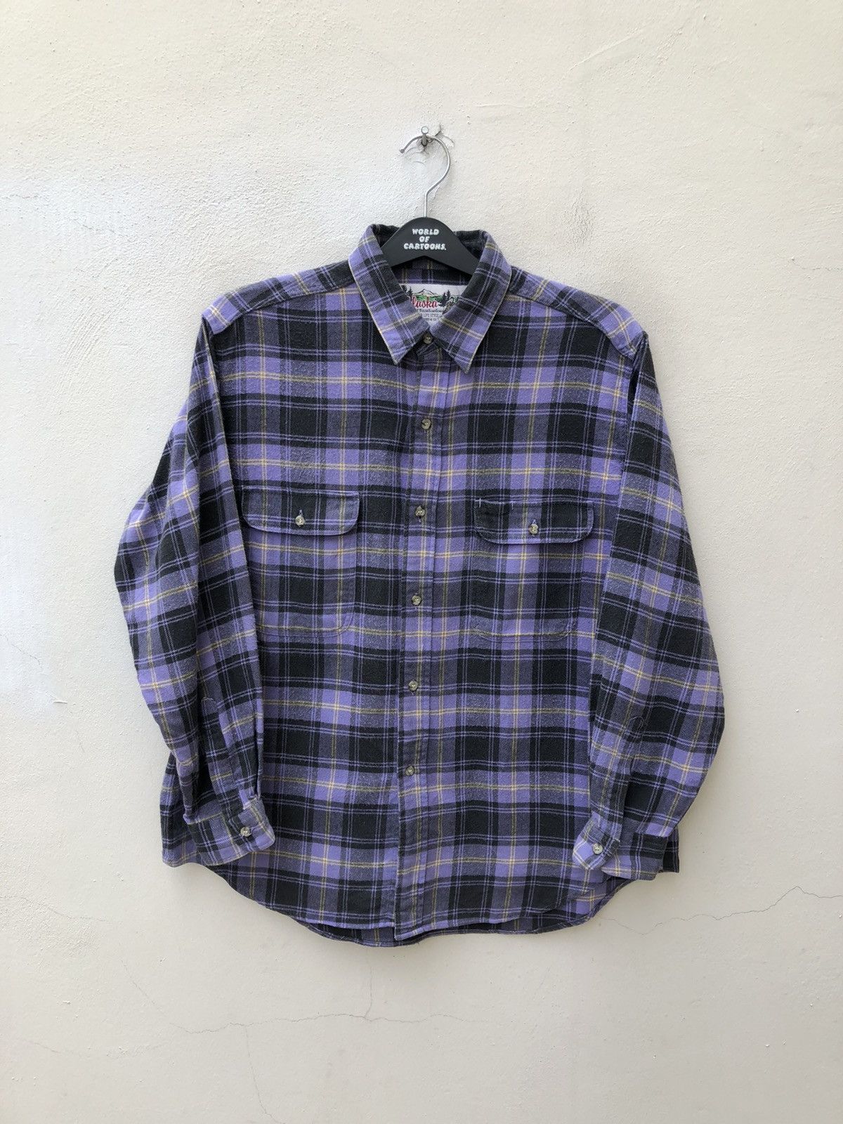 Levi's × Vintage Vintage 80s Levi’s Alaska Made in Japan Flannel Shirt Size US M / EU 48-50 / 2 - 1 Thumbnail